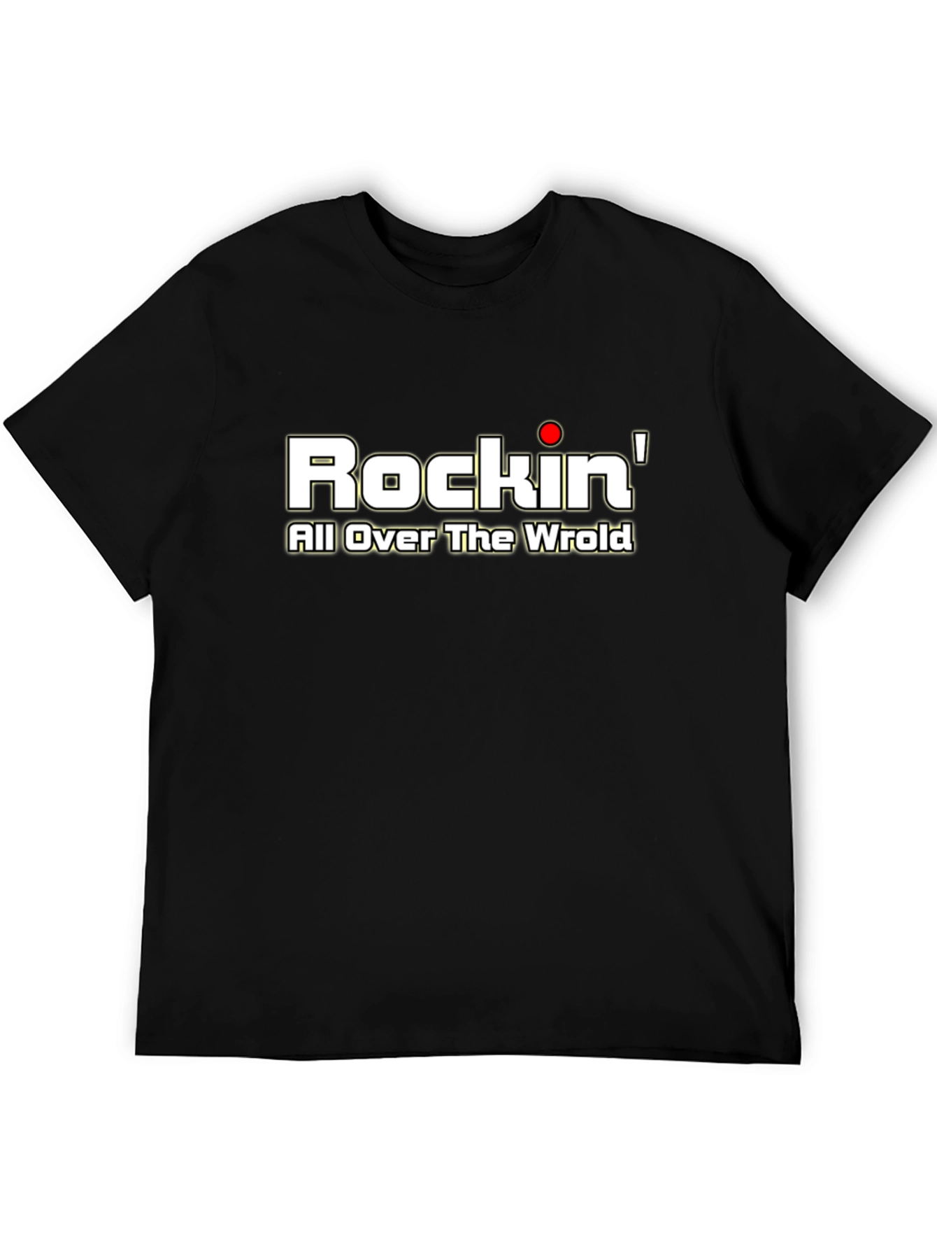 Camiseta Negra Rockin All Over The Wrold