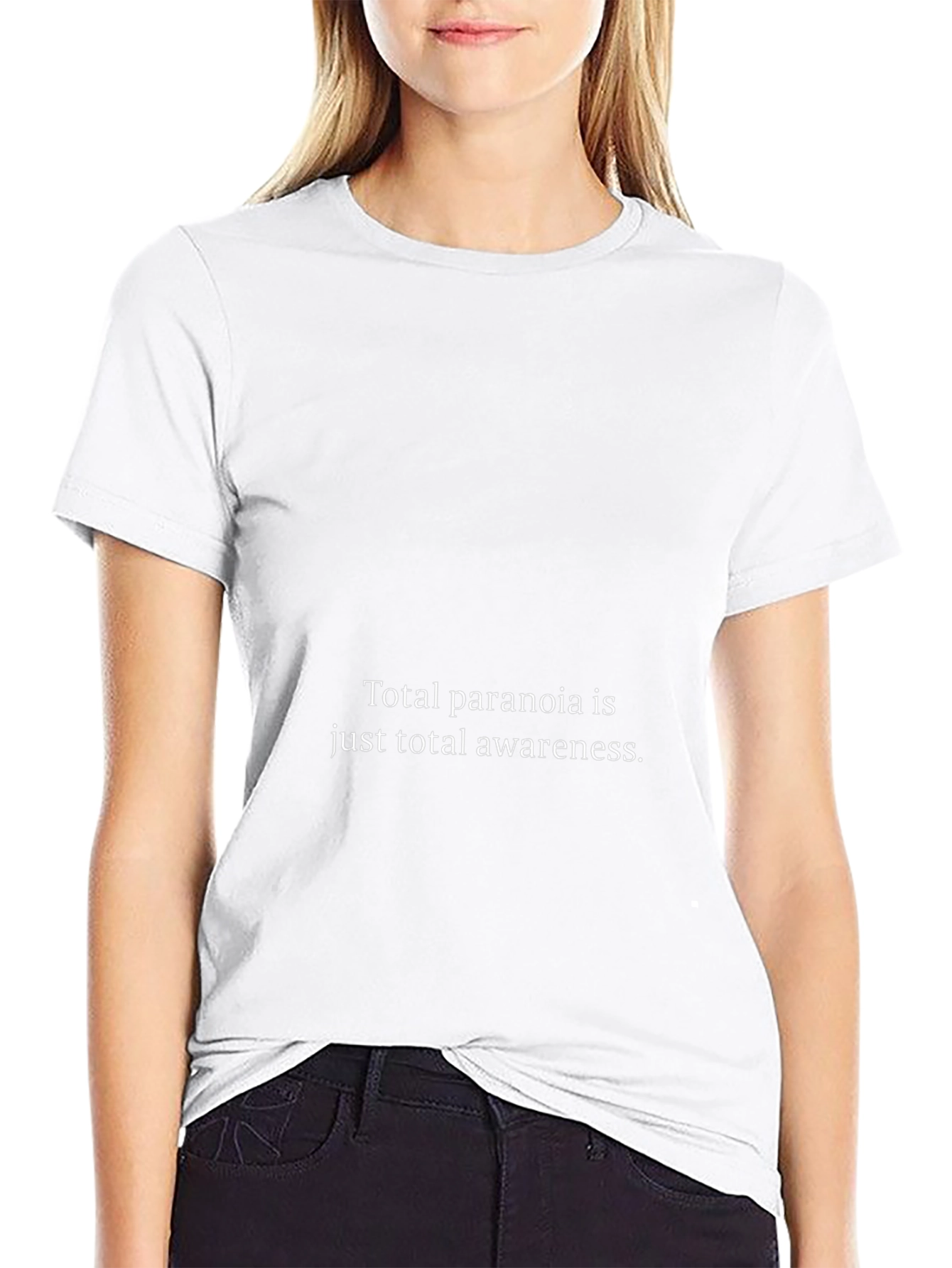 Camiseta Negra: Paranoia Total Conciencia Total