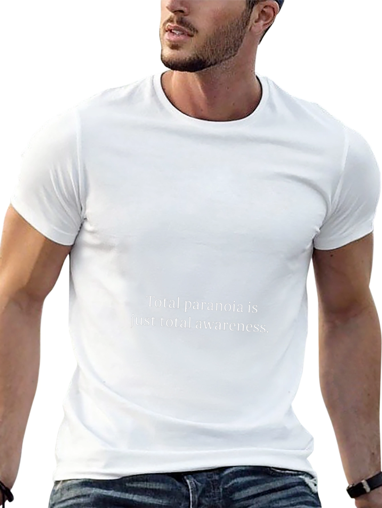 Camiseta Negra: Paranoia Total Conciencia Total