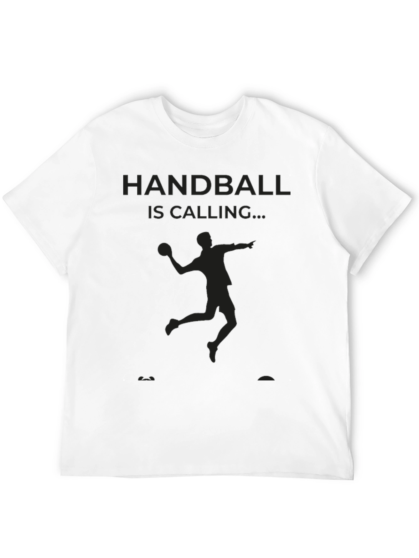 Camiseta Negra Handball is Calling...