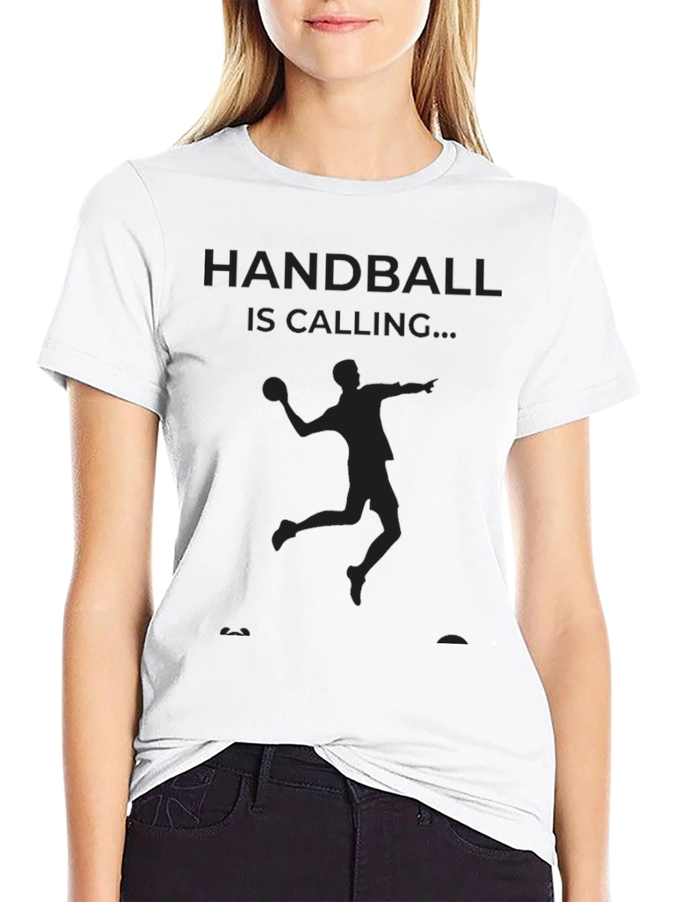 Camiseta Negra Handball is Calling...