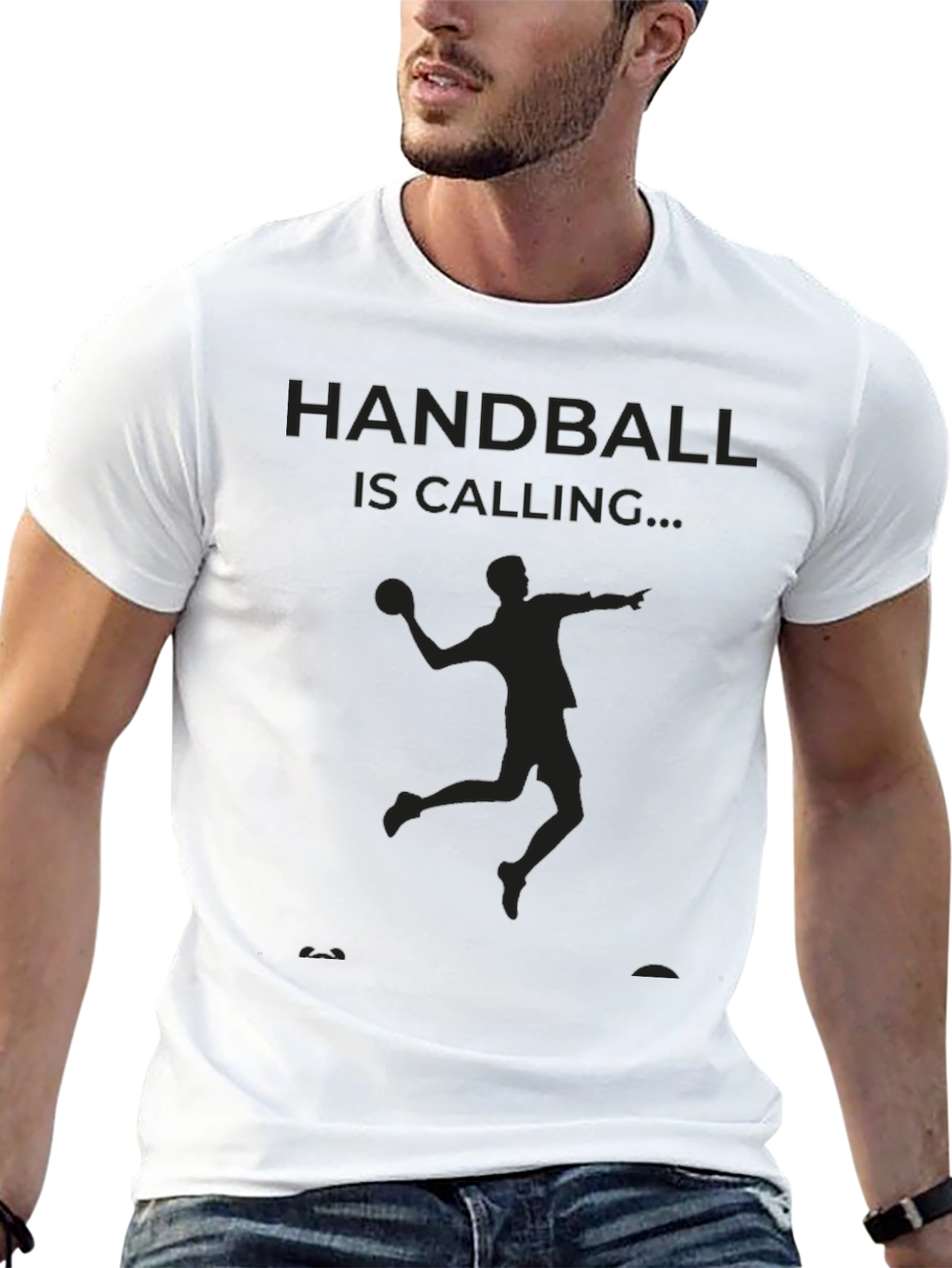 Camiseta Negra Handball is Calling...