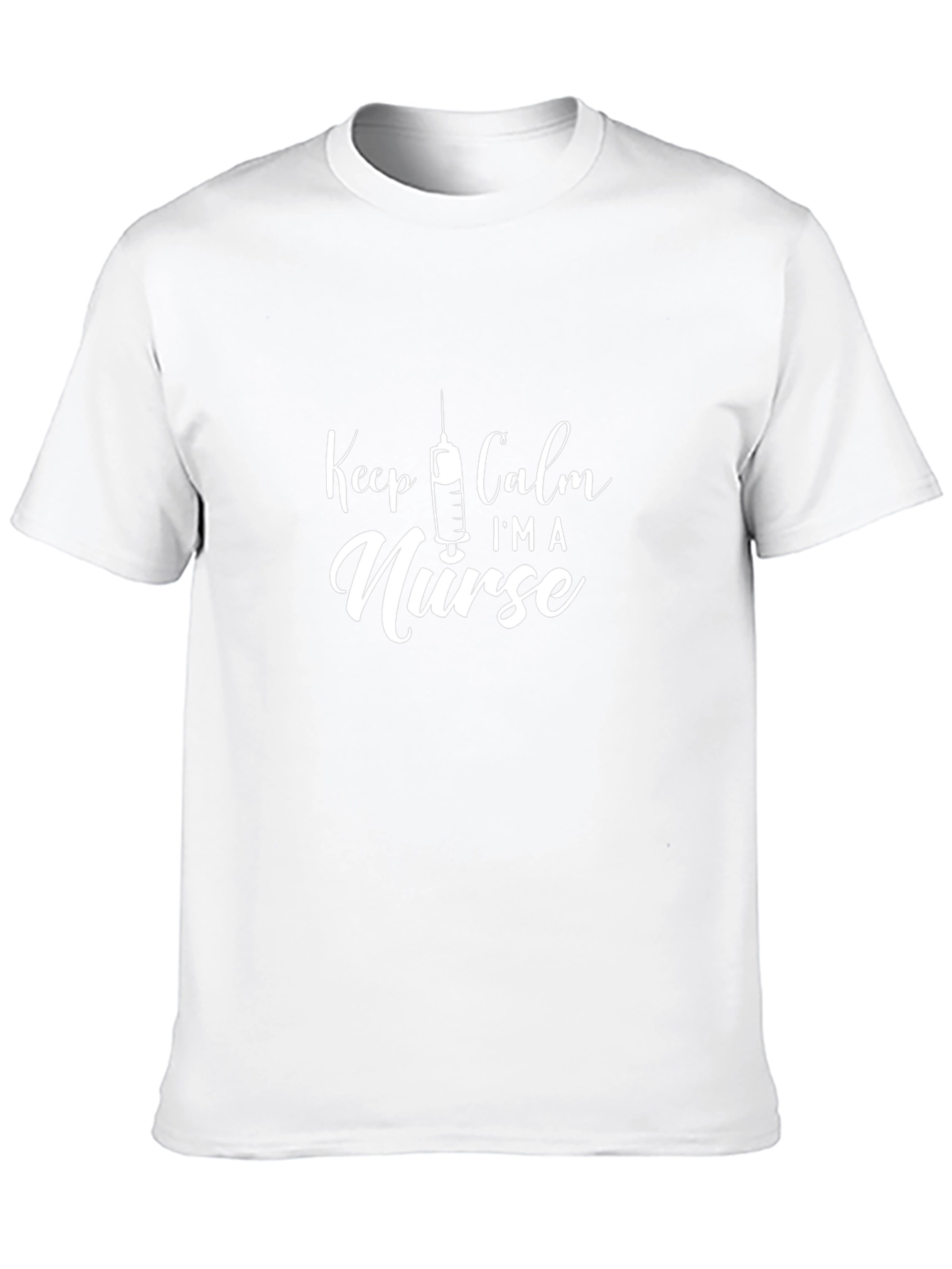 Camiseta Negra Keep Calm Im a Nurse