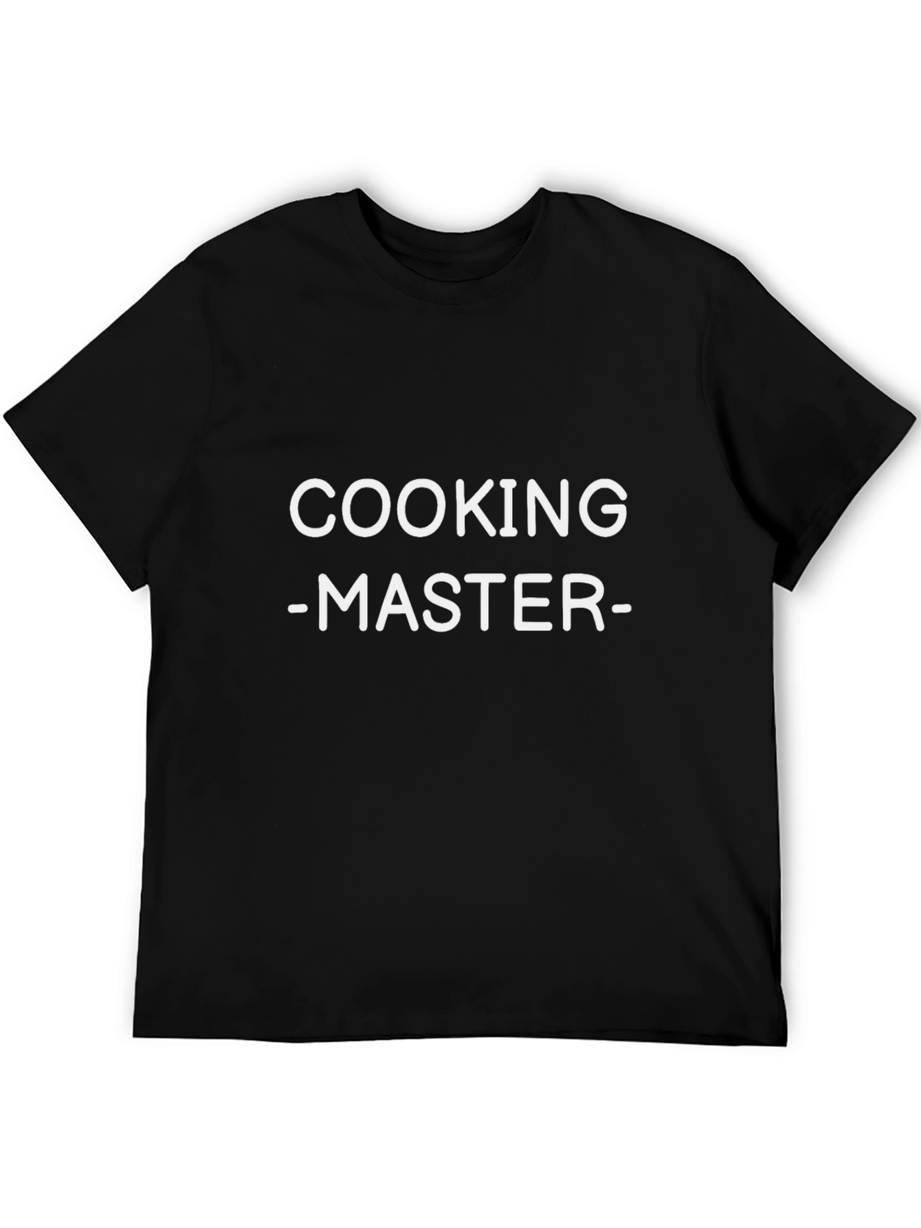 Camiseta Negra Cooking Master para Amantes de la Cocina