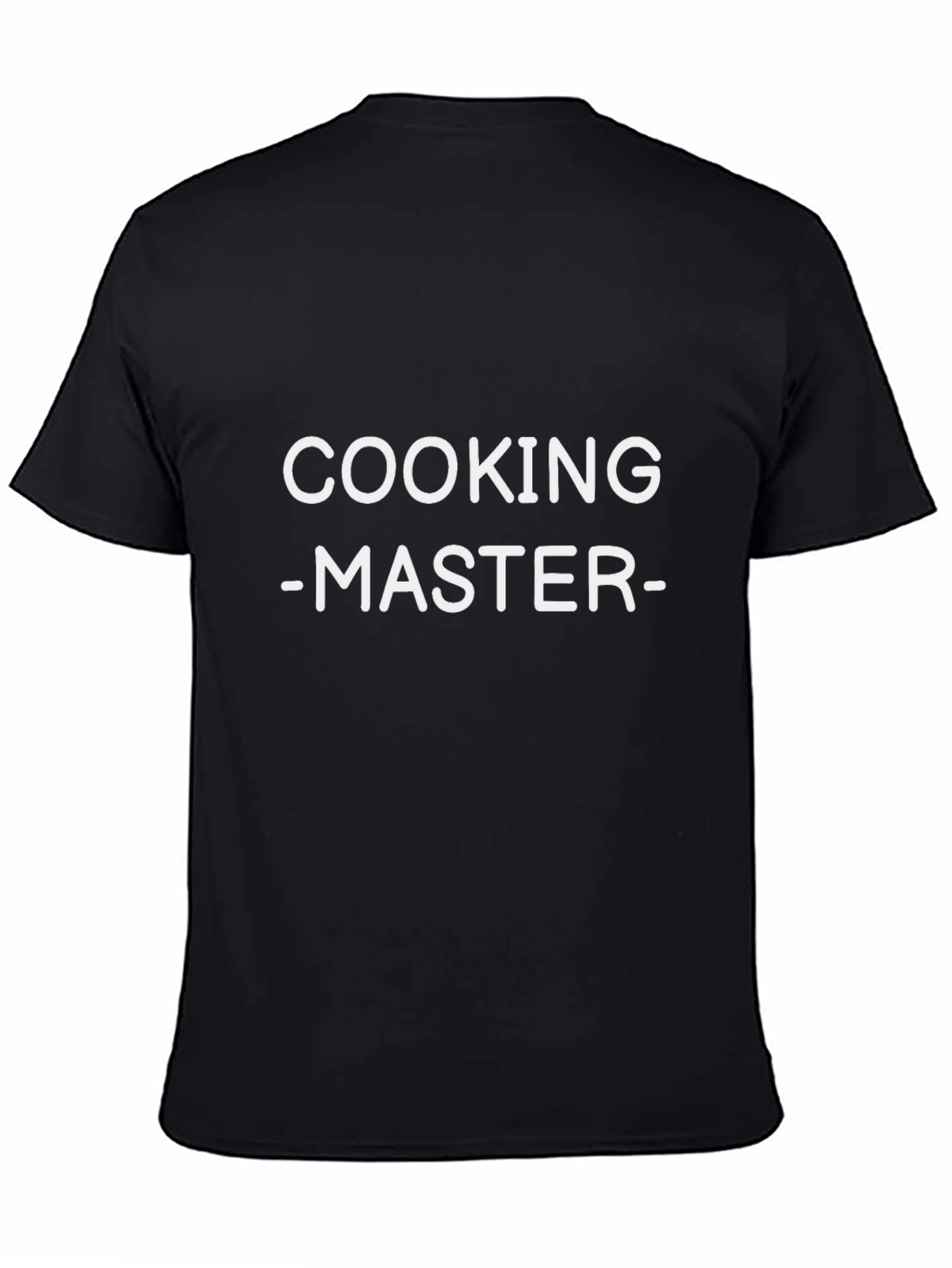 Camiseta Negra Cooking Master para Amantes de la Cocina