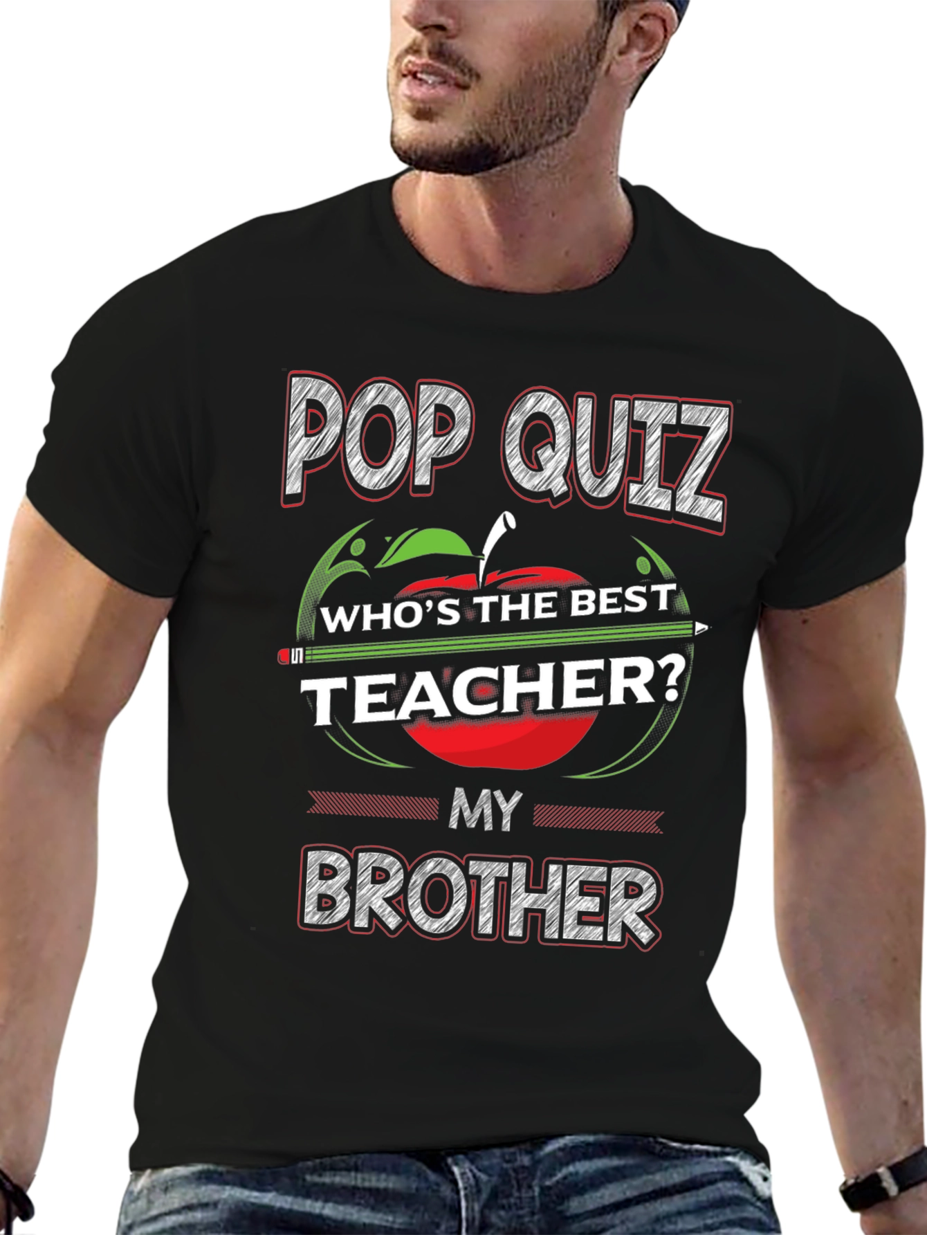 Camiseta Pop Quiz My Brother Teacher