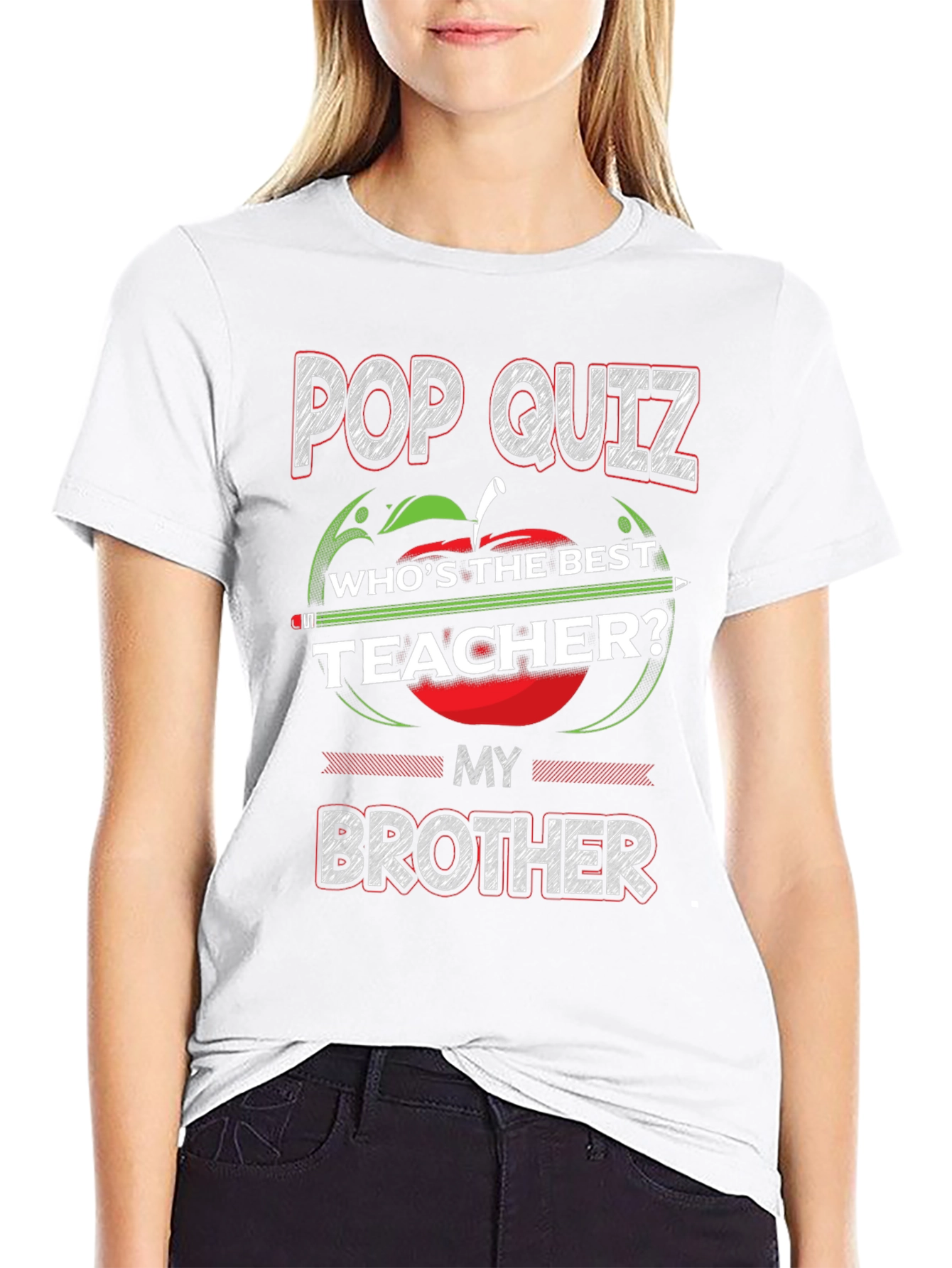 Camiseta Pop Quiz My Brother Teacher