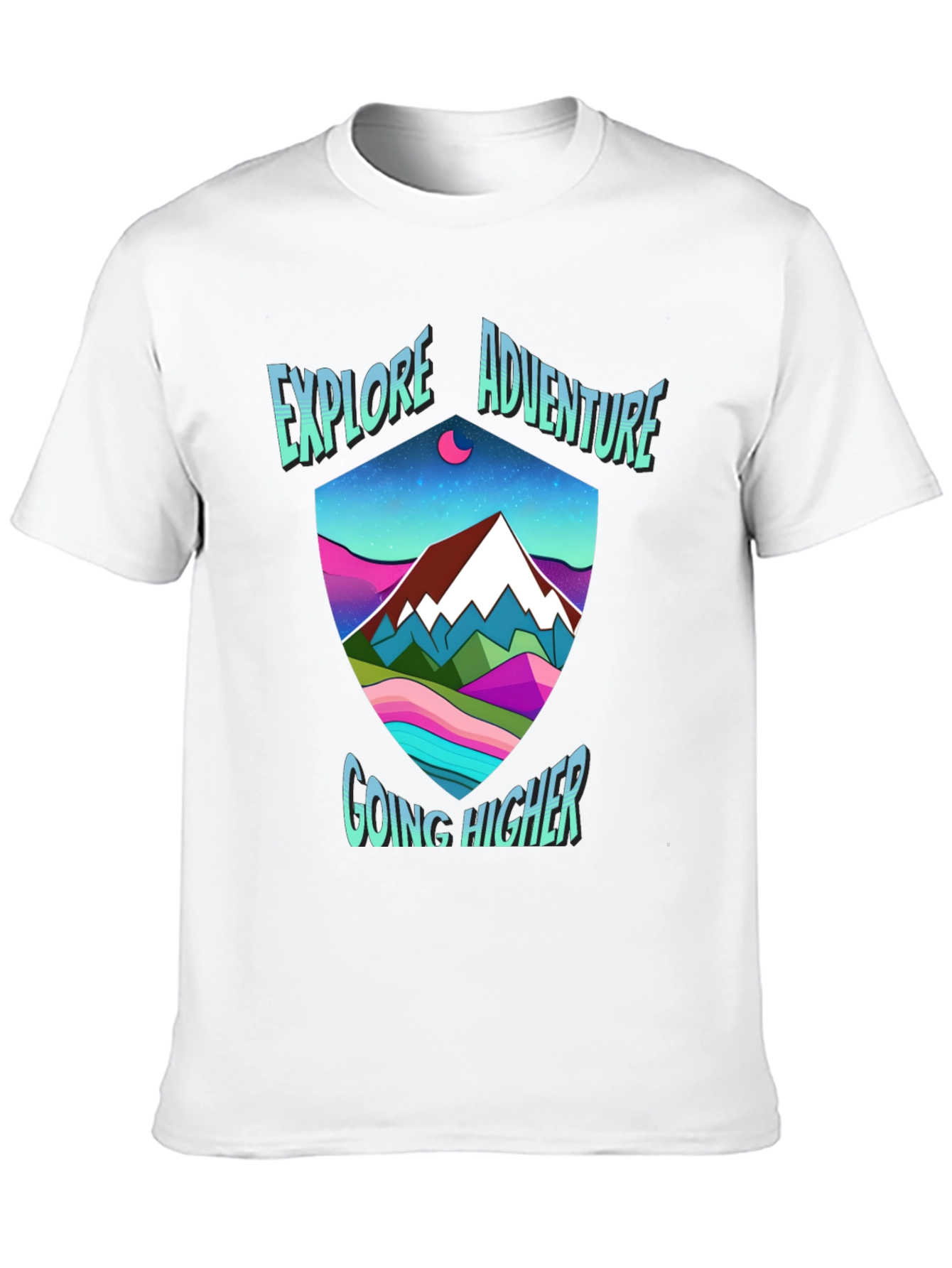 Camiseta Negra de Aventura y Montaña