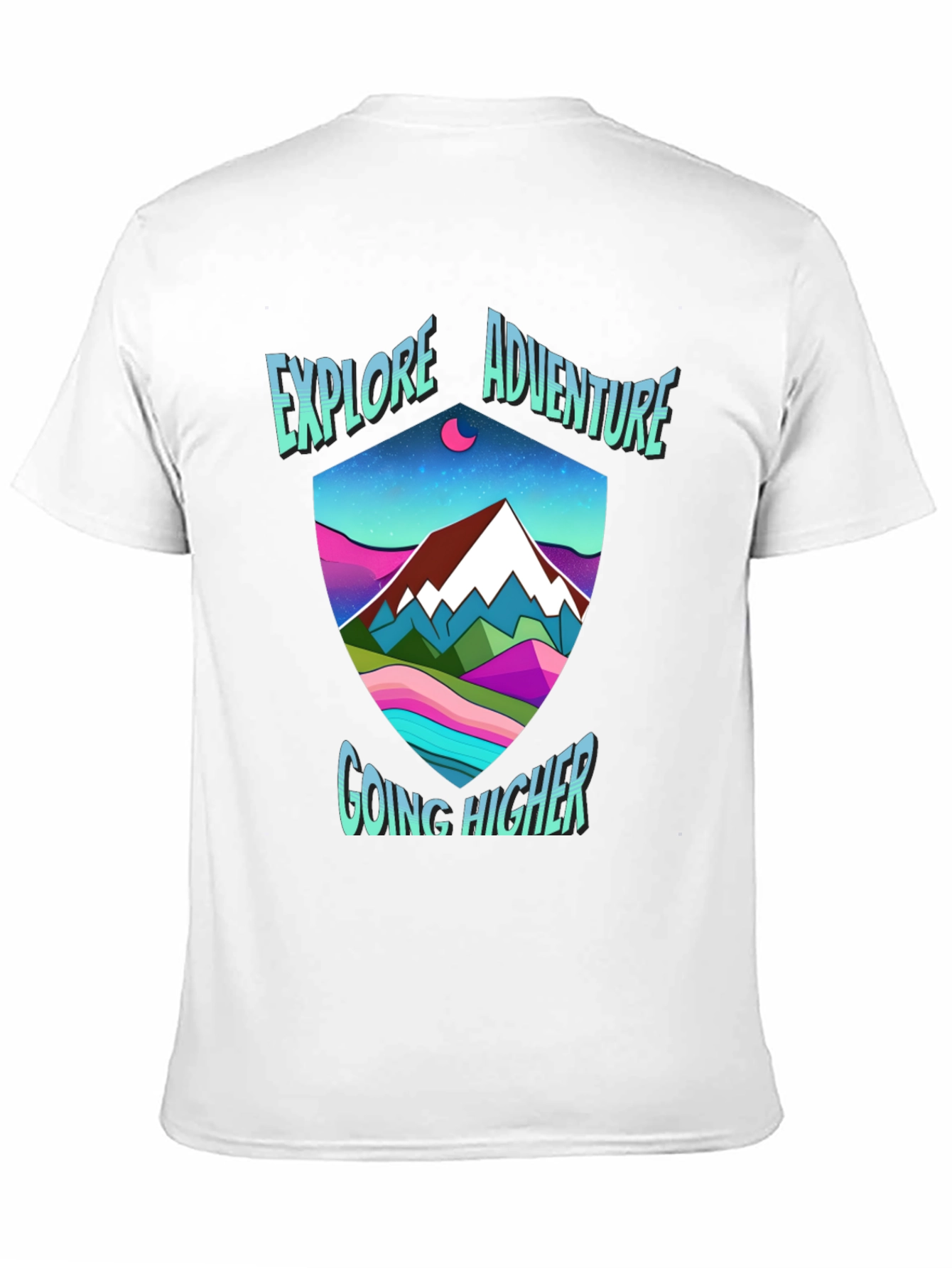 Camiseta Negra de Aventura y Montaña