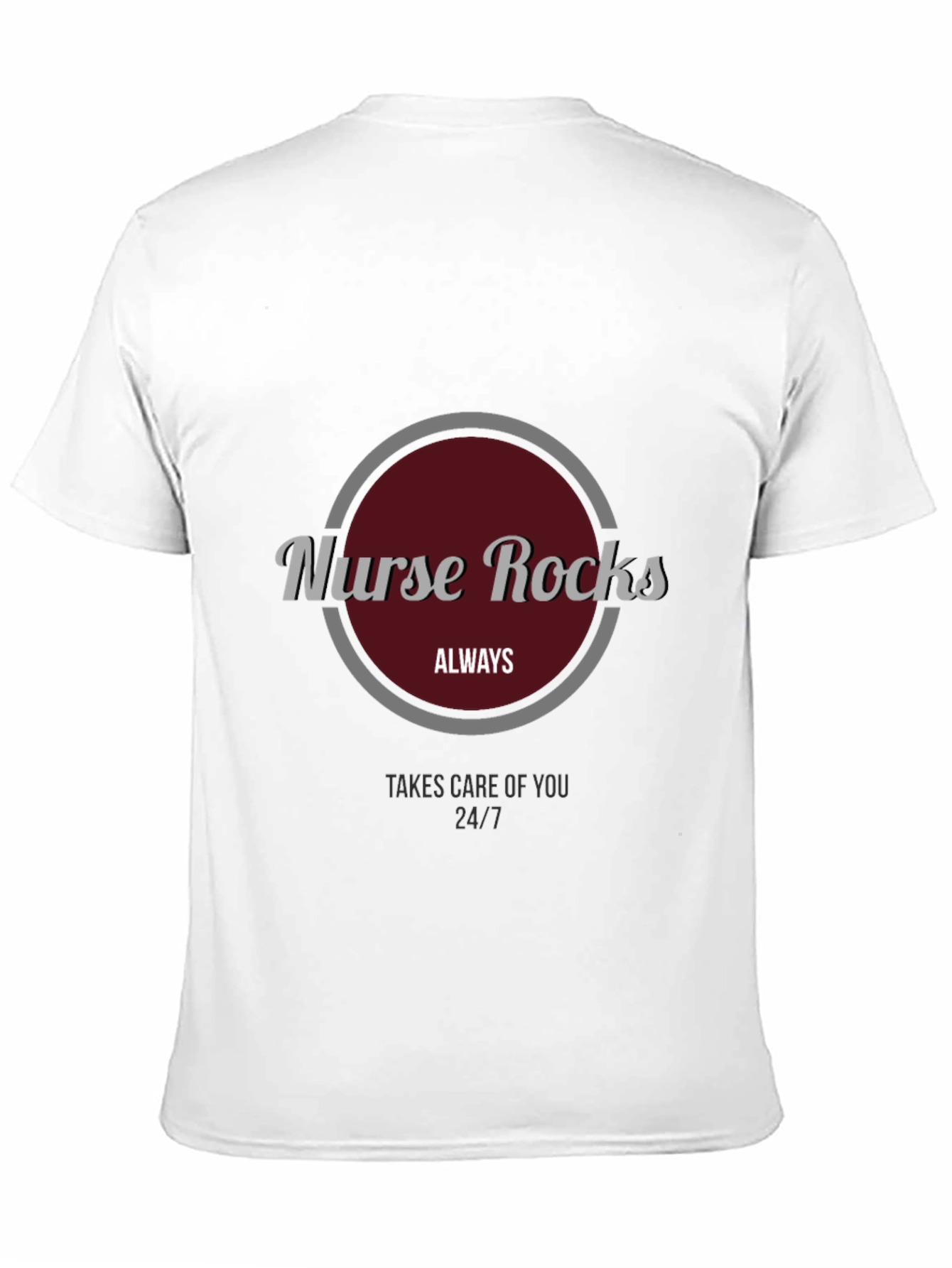Camiseta Negra Nurse Rocks para Enfermeros