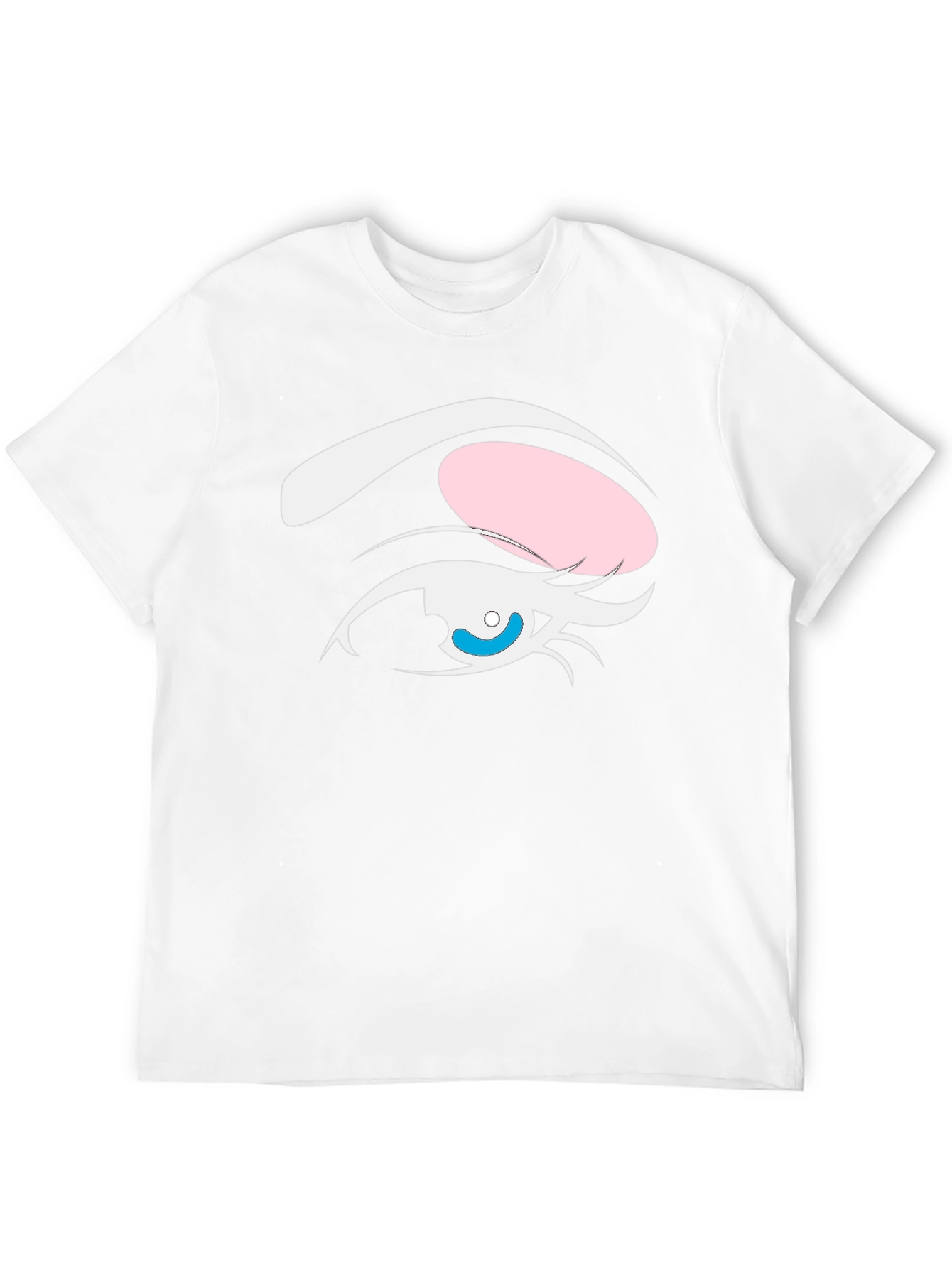 Camiseta Negra Ojo Anime Estilizado