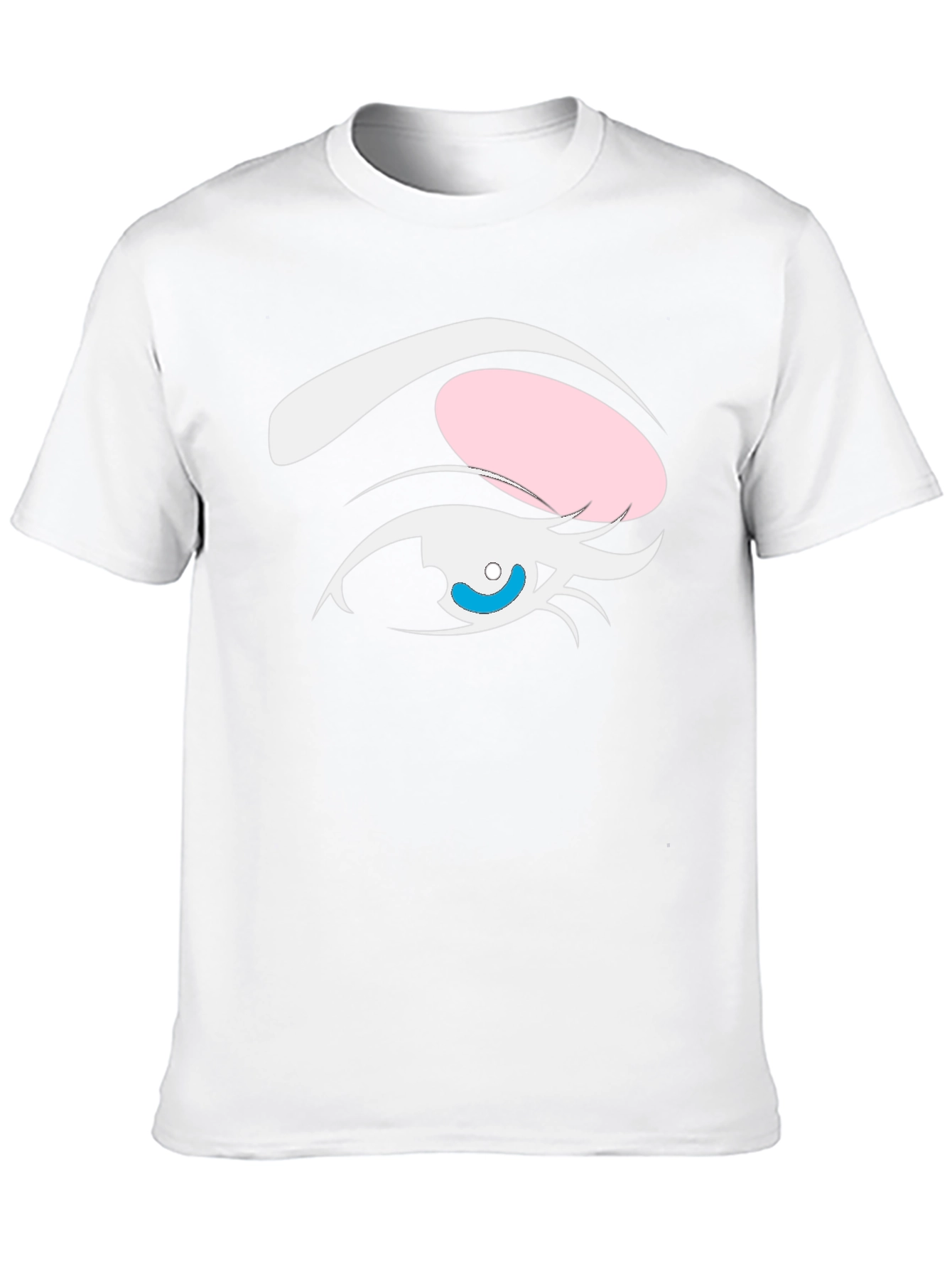Camiseta Negra Ojo Anime Estilizado