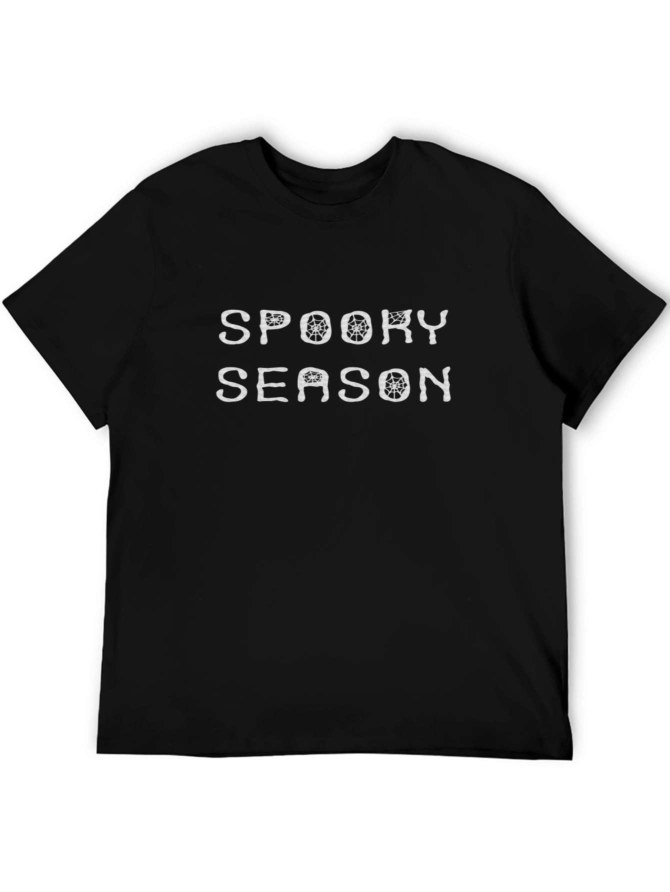 Camiseta Negra Spooky Season Halloween
