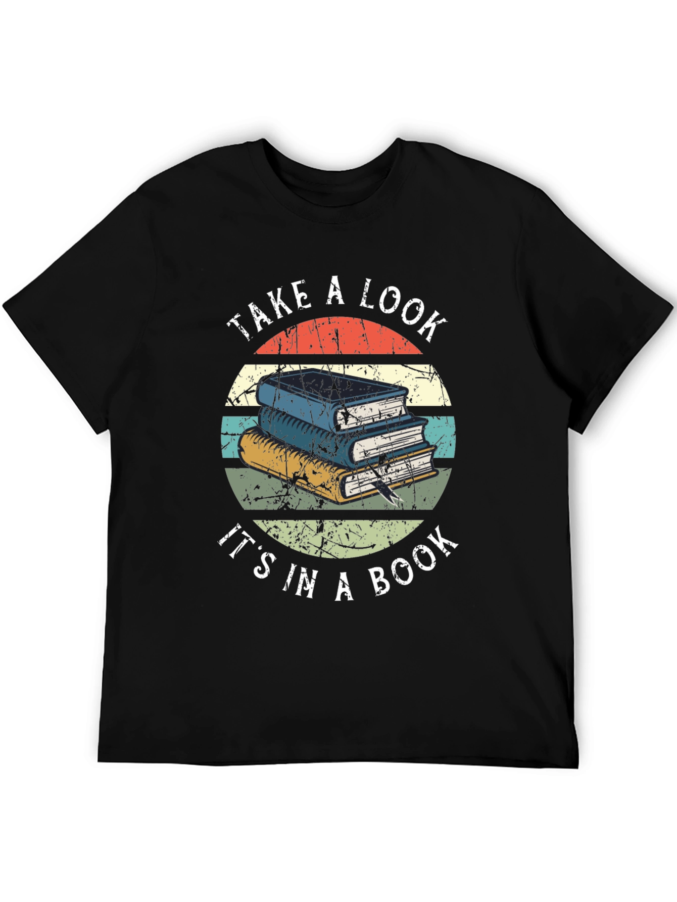 Camiseta Échale un vistazo está en un libro