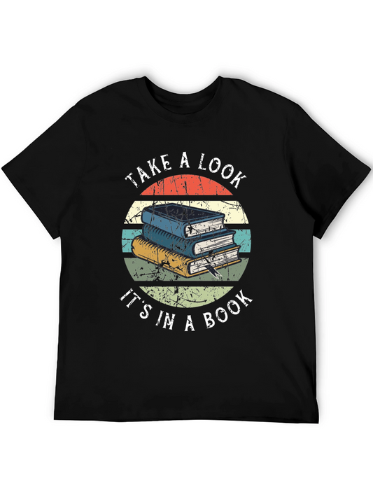 Camiseta Échale un vistazo está en un libro