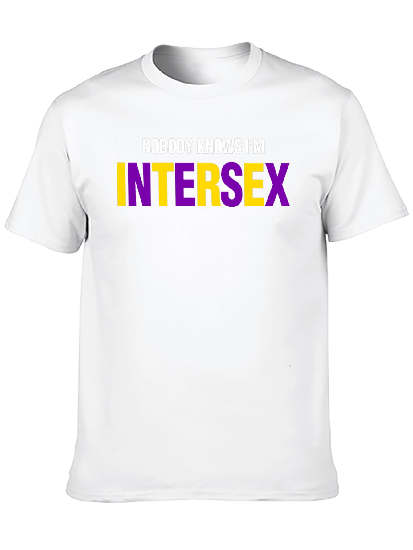 Camiseta Negra Intersex: Nadie lo Sabe