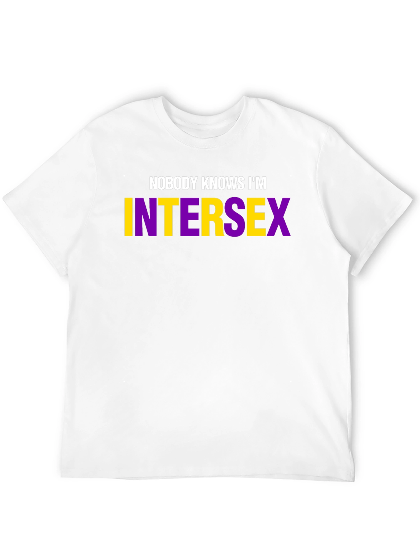 Camiseta Negra Intersex: Nadie lo Sabe