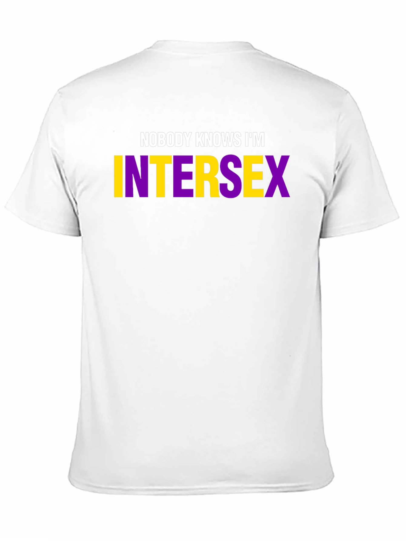 Camiseta Negra Intersex: Nadie lo Sabe