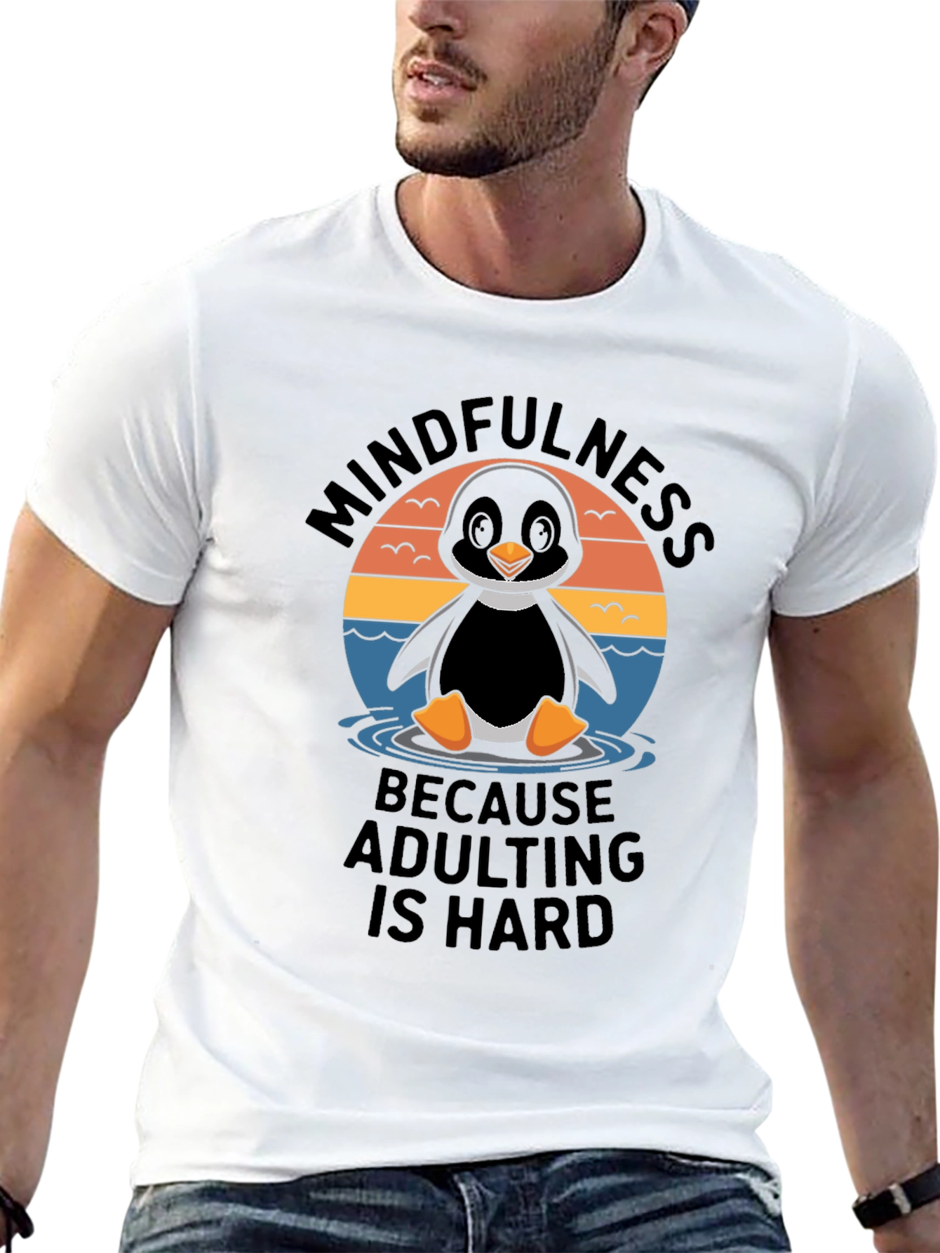 Camiseta Negra: Mindfulness Porque Ser Adulto es Difícil