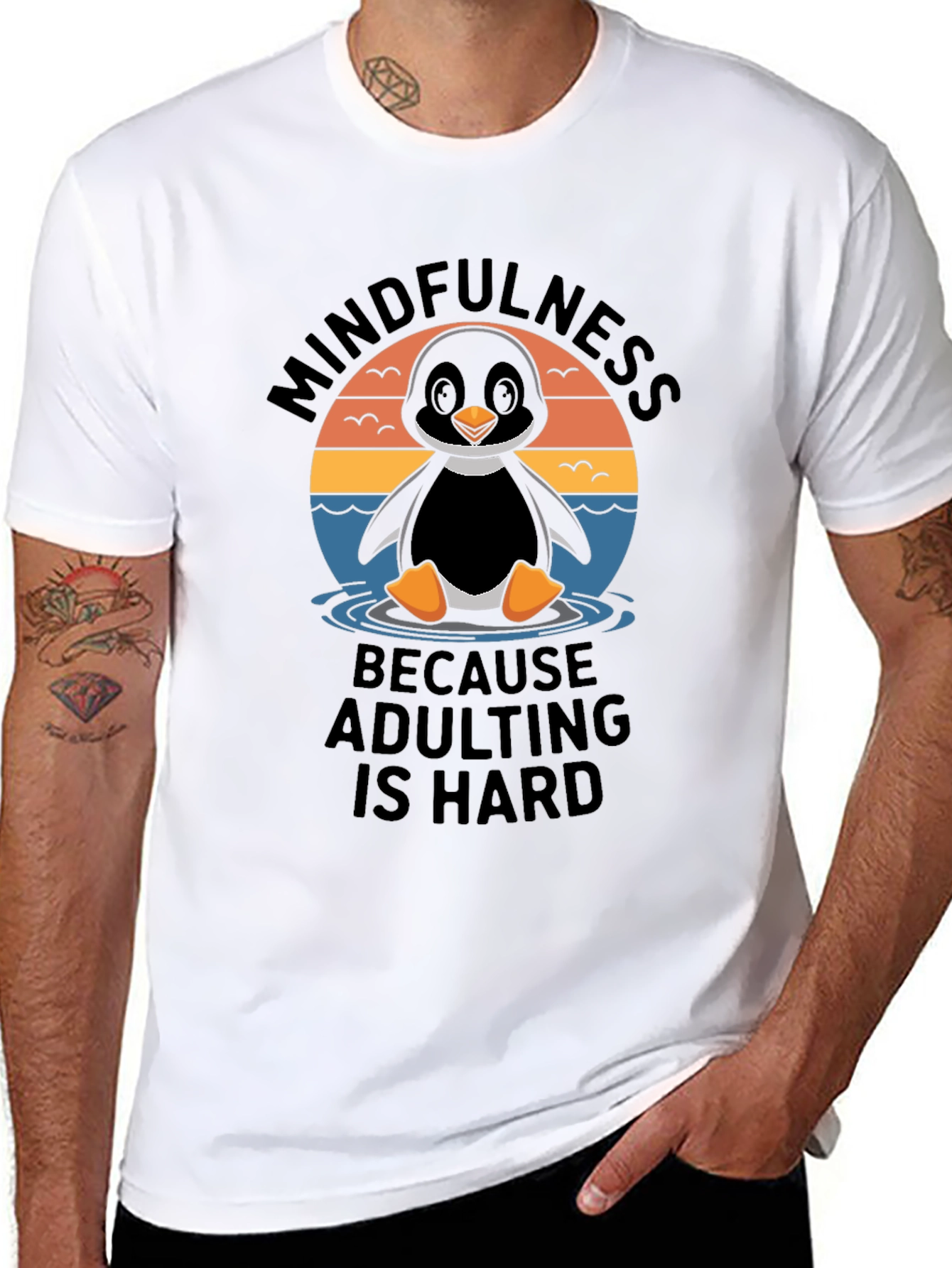 Camiseta Negra: Mindfulness Porque Ser Adulto es Difícil