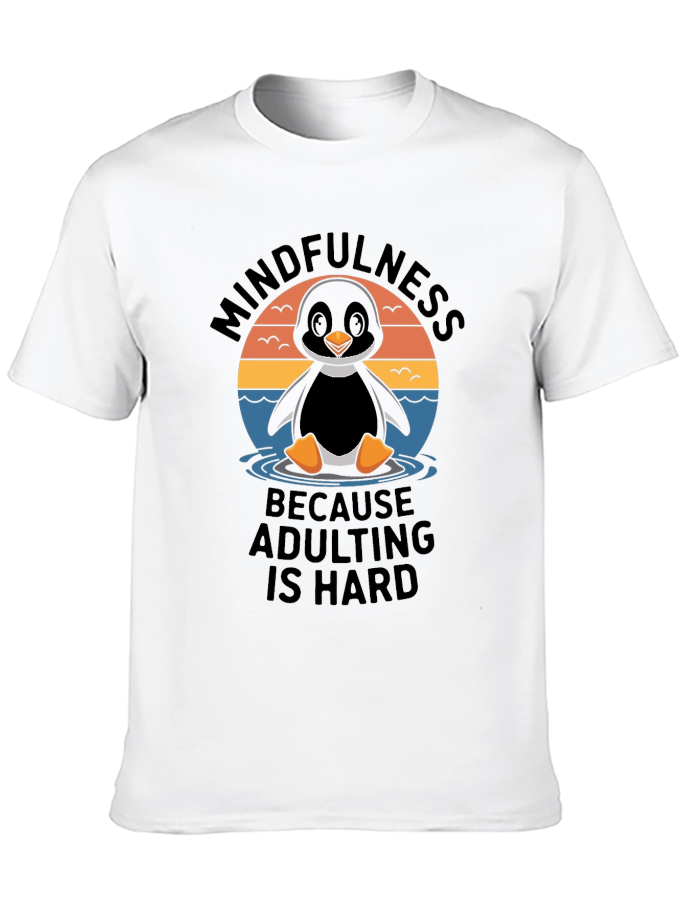 Camiseta Negra: Mindfulness Porque Ser Adulto es Difícil