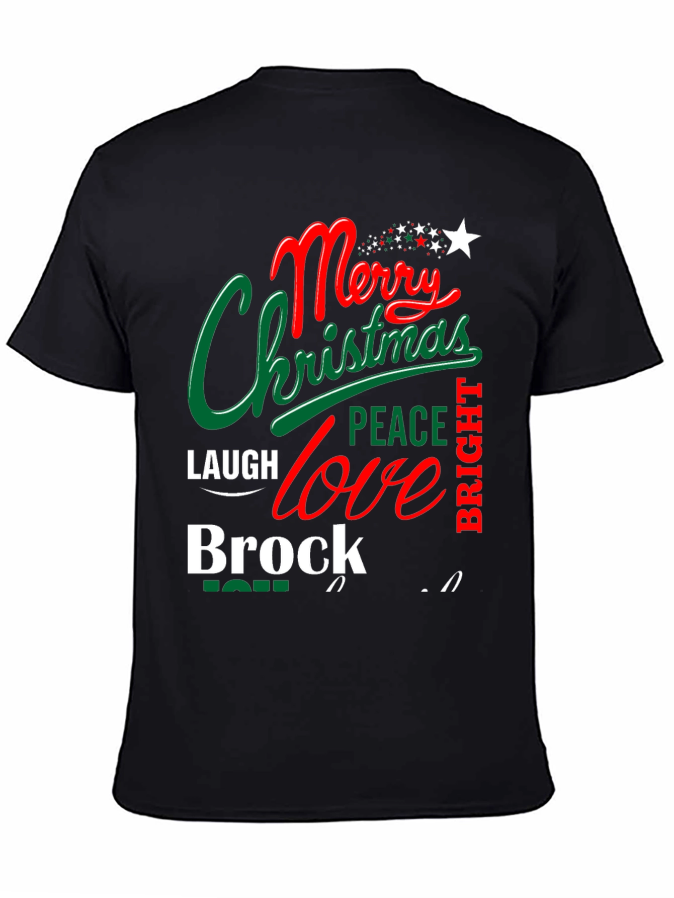Camiseta Navideña Personalizada Brock