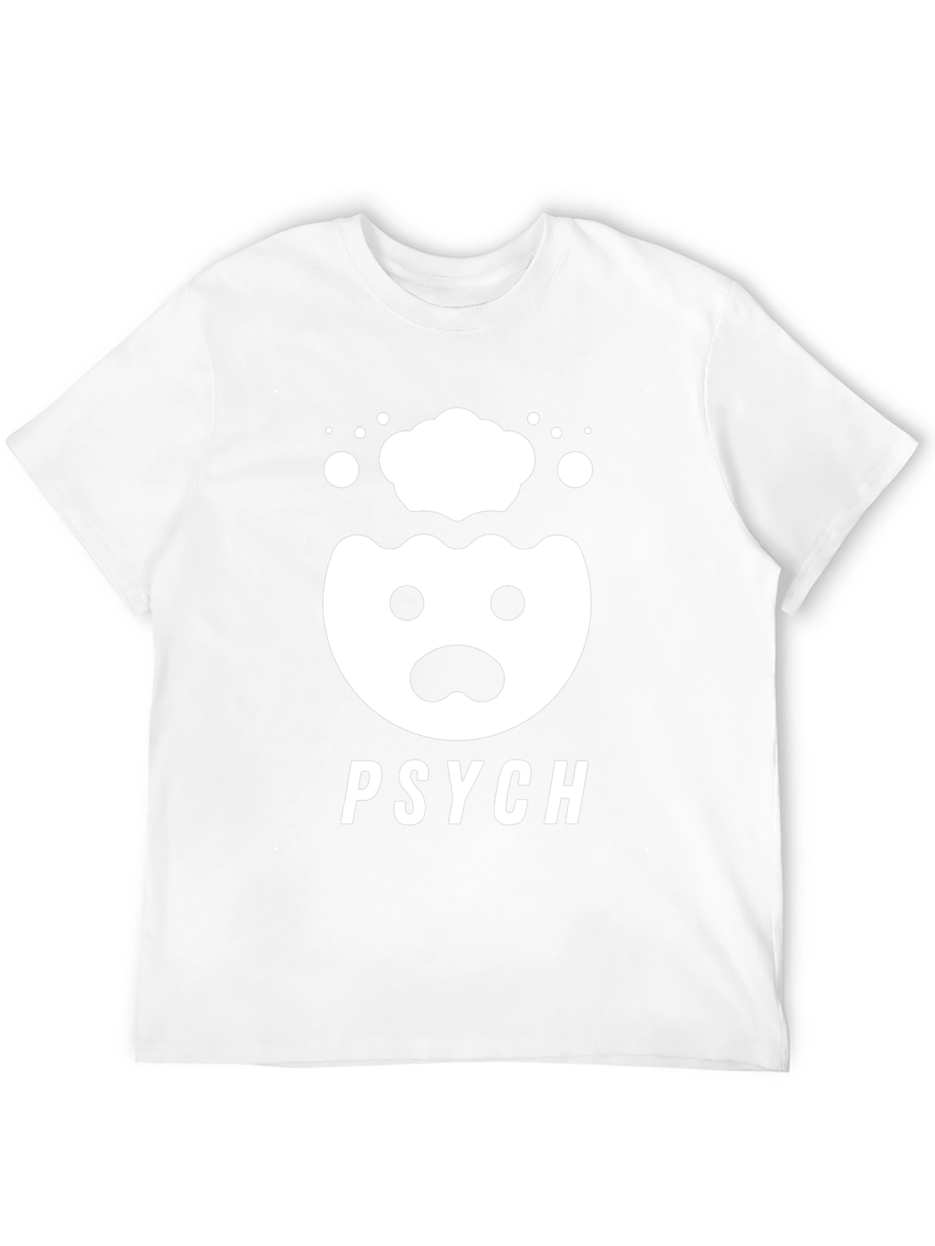 Camiseta Negra PSYCH con Diseño Divertido