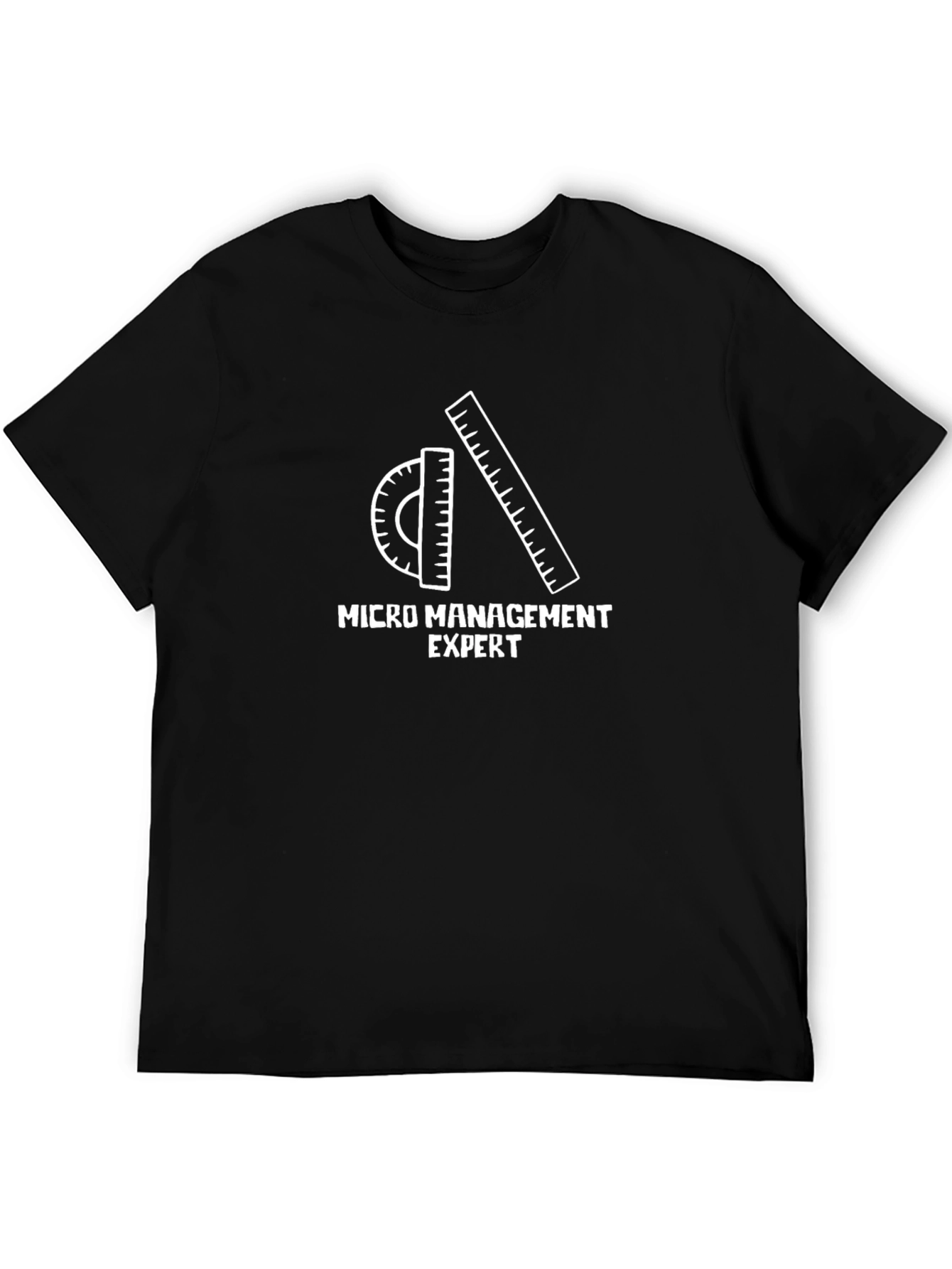 Camiseta Negra Micro Management Expert