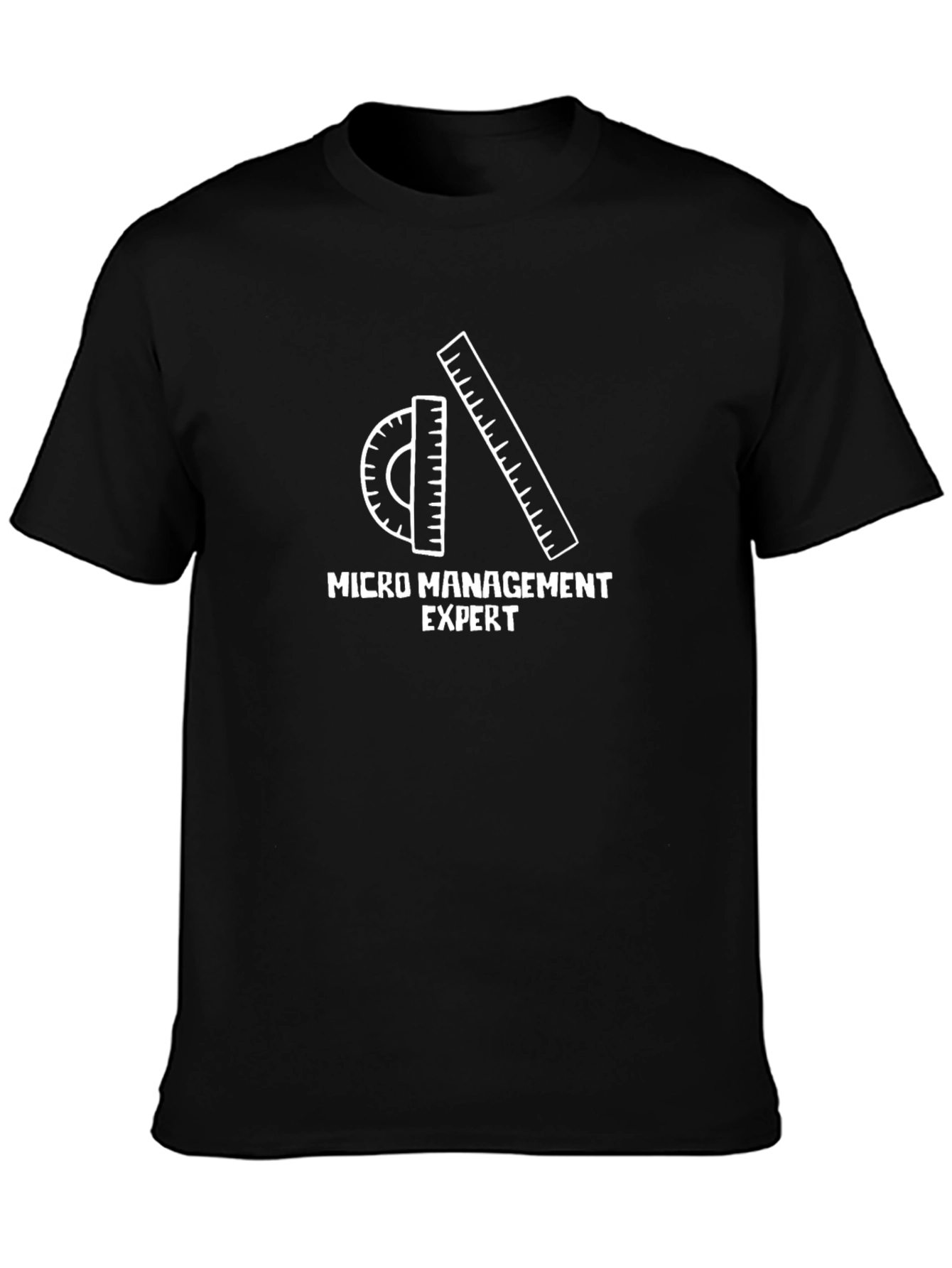 Camiseta Negra Micro Management Expert