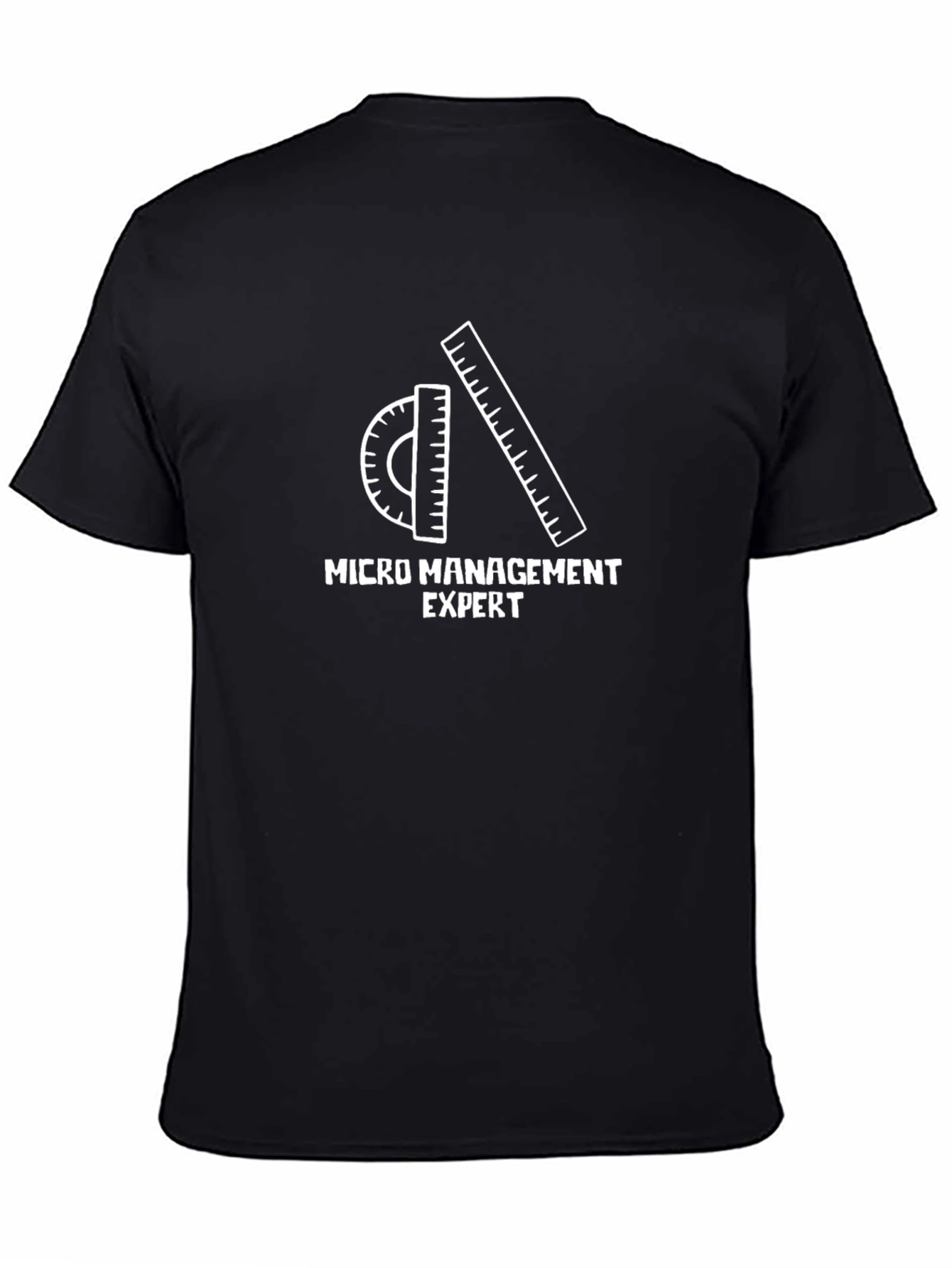 Camiseta Negra Micro Management Expert