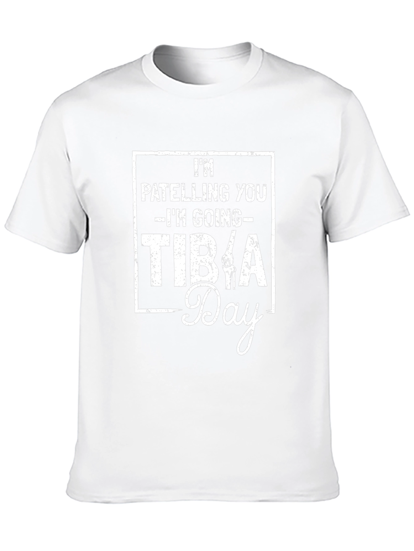 Camiseta Negra Humor Tibia Day para Médicos