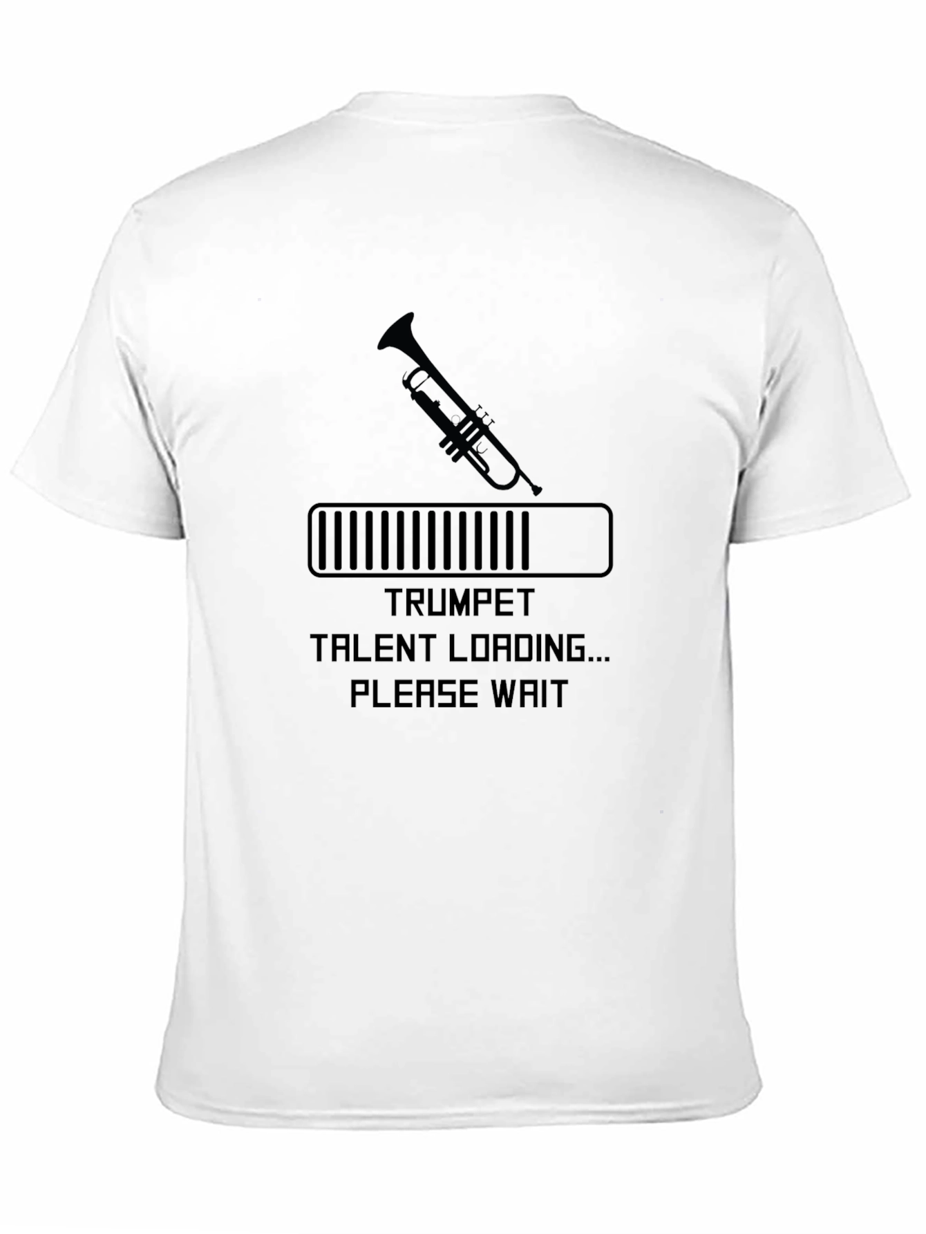 Camiseta Negra Hombre - Trompeta Talent Loading