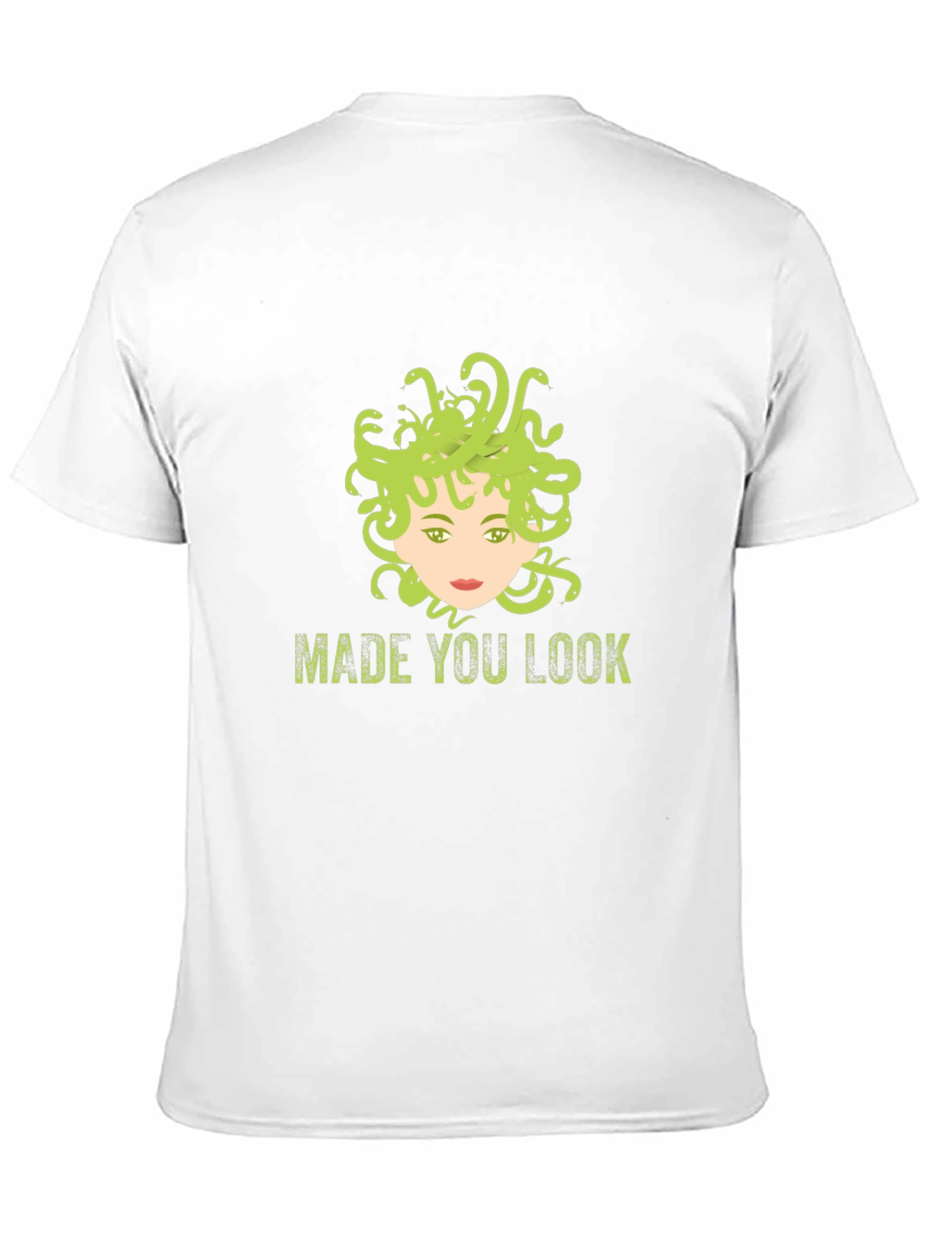 Camiseta Negra Medusa Te Hice Mirar