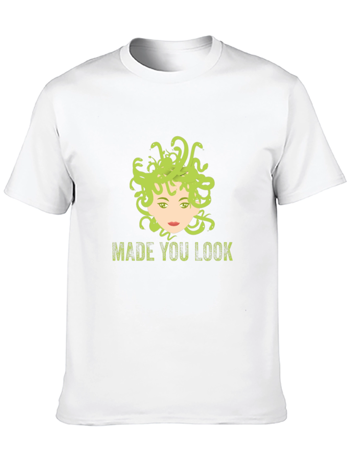 Camiseta Negra Medusa Te Hice Mirar