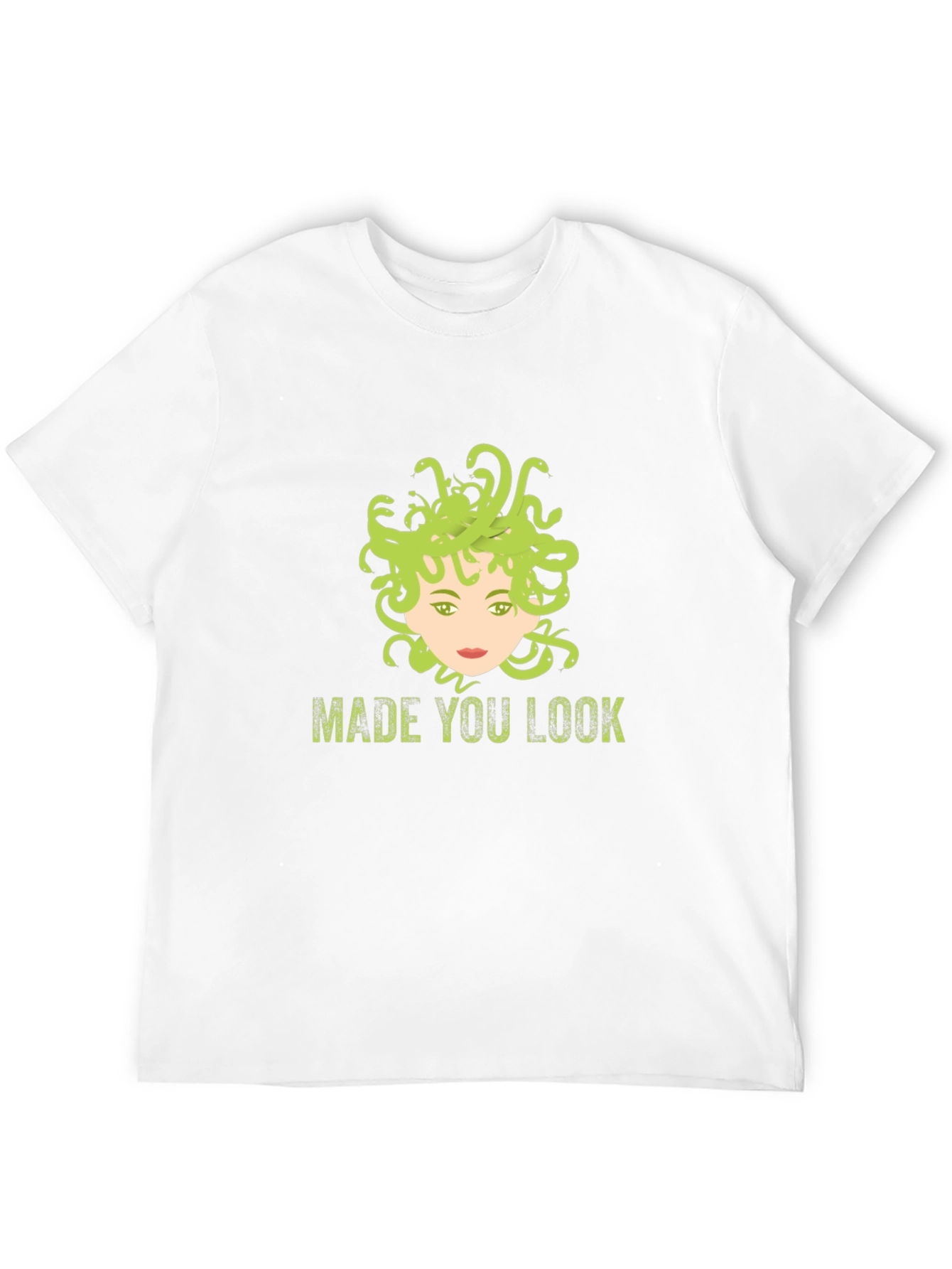Camiseta Negra Medusa Te Hice Mirar