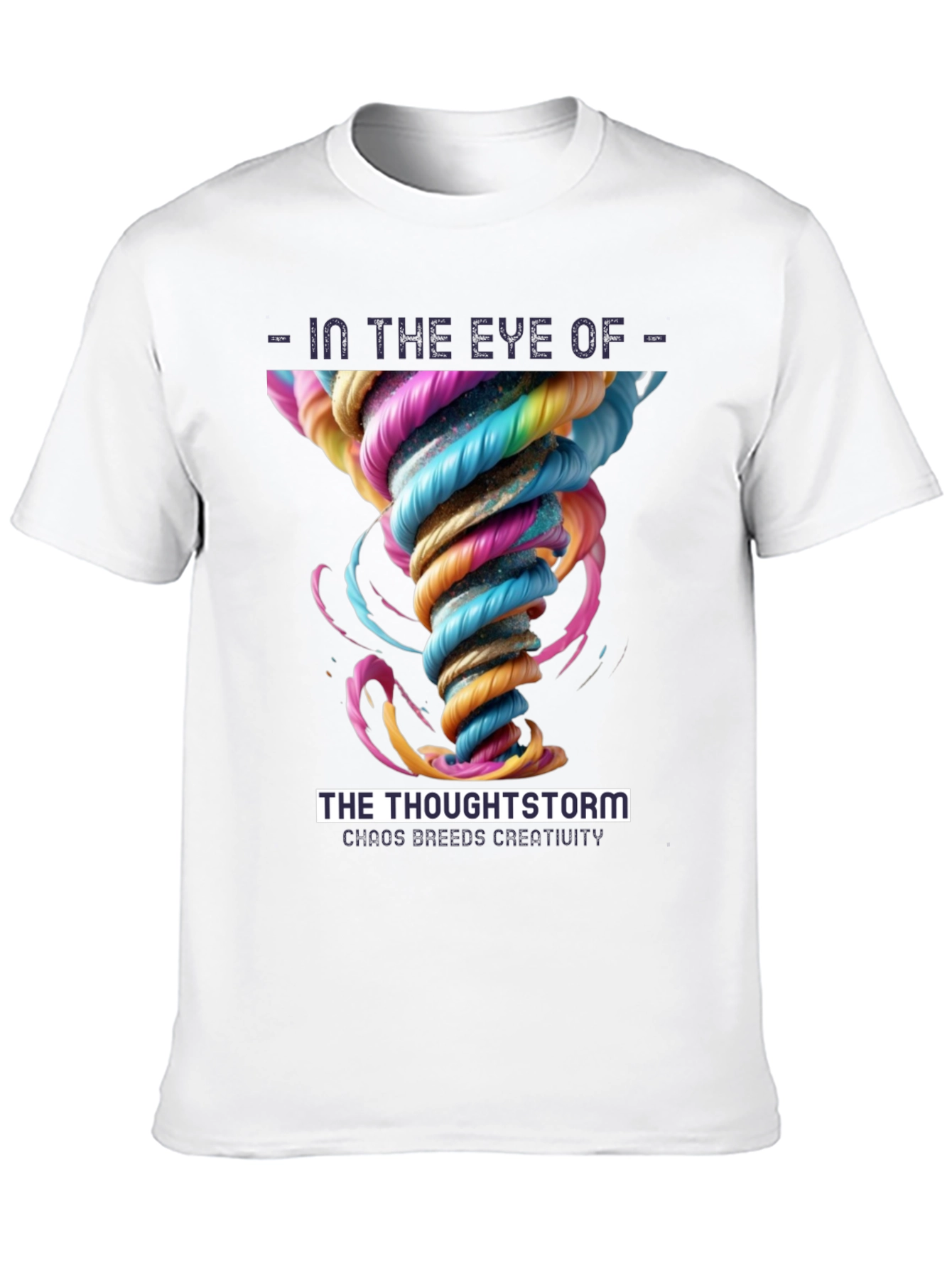 Camiseta Negra Ojo de la Tormenta Mental