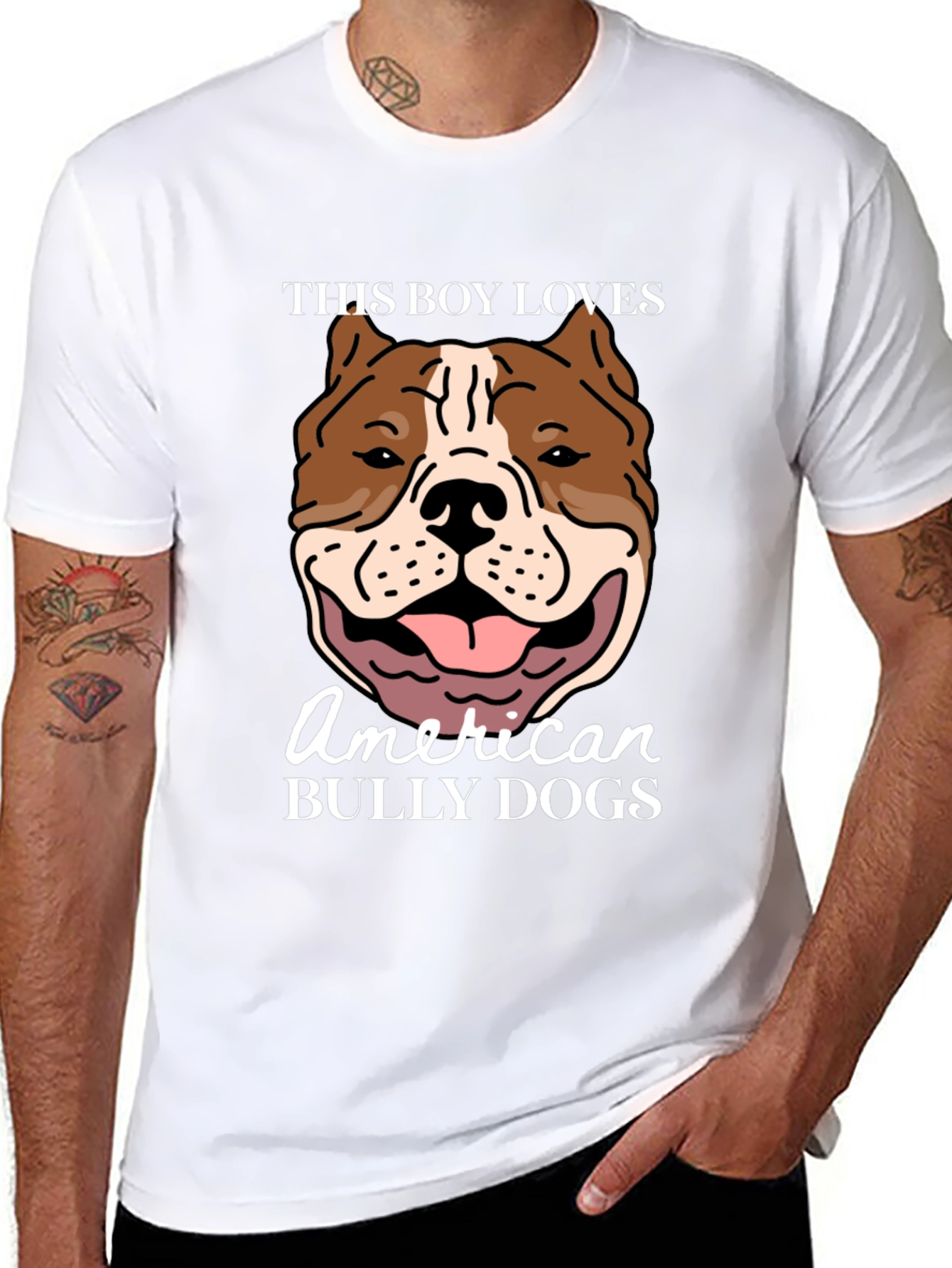 Camiseta Negra American Bully Dogs