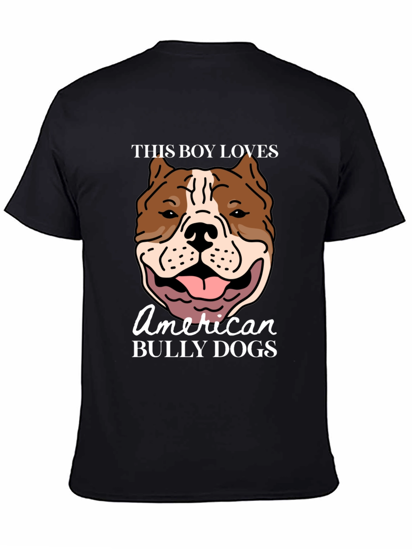 Camiseta Negra American Bully Dogs