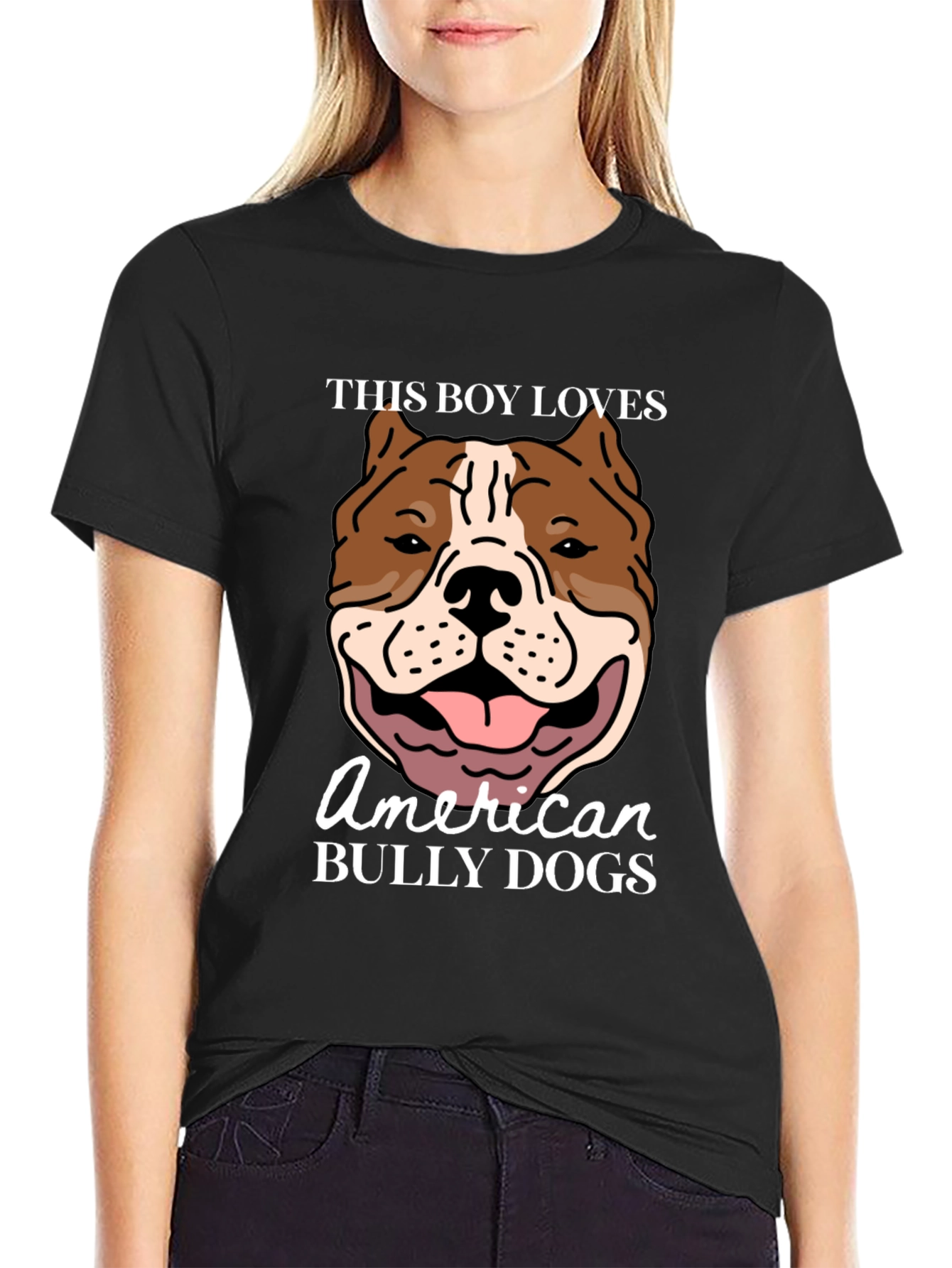 Camiseta Negra American Bully Dogs