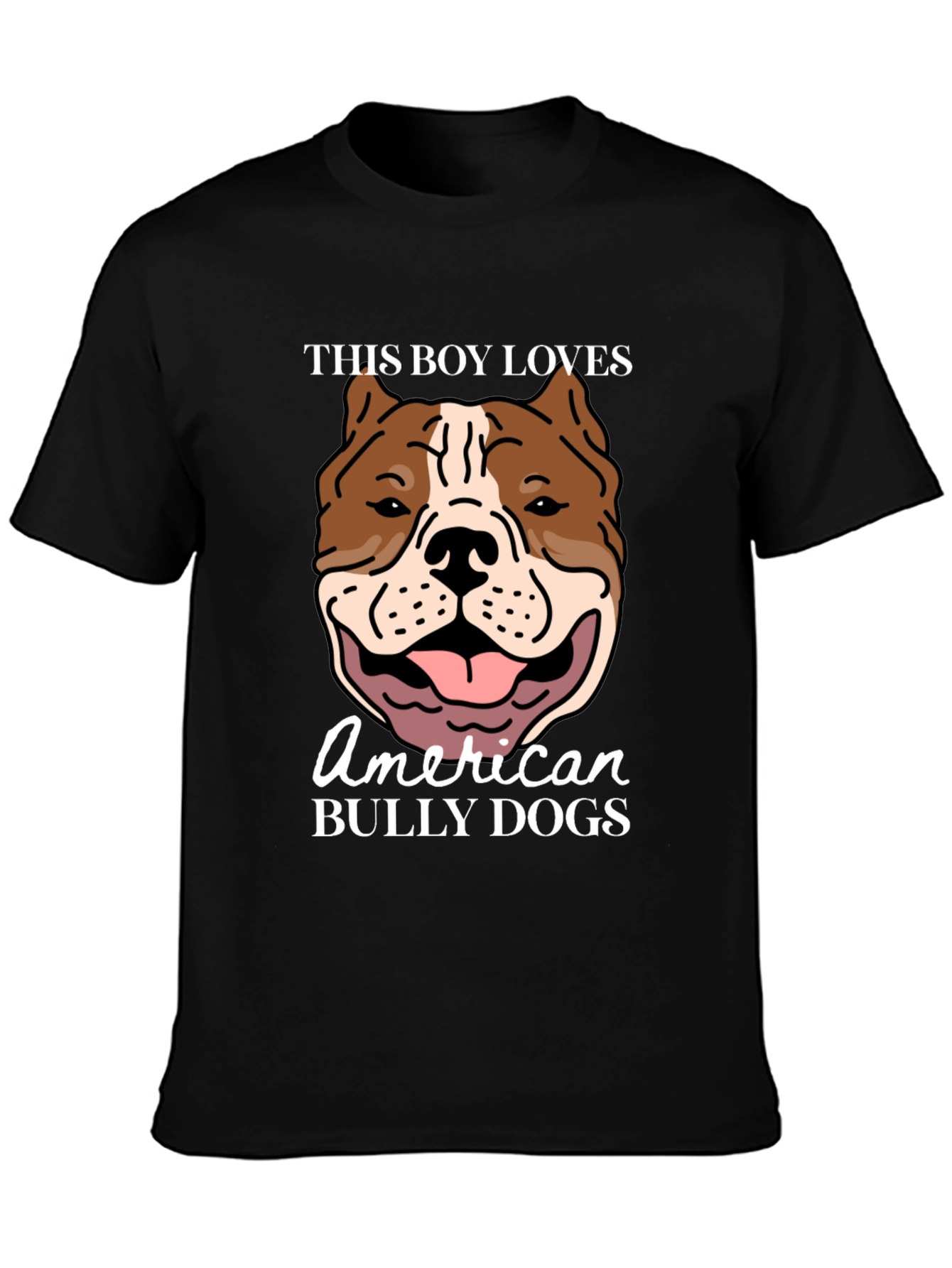 Camiseta Negra American Bully Dogs