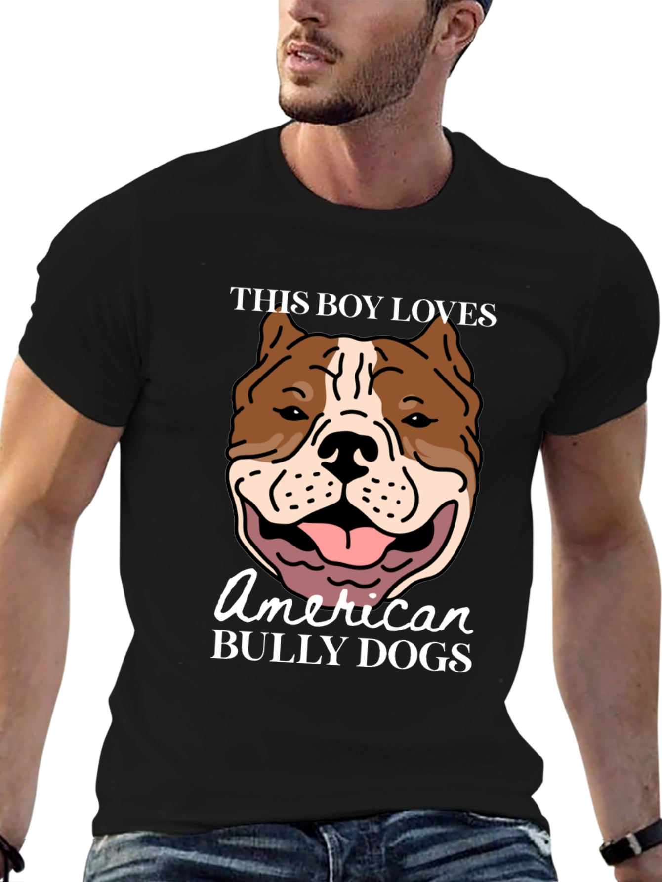 Camiseta Negra American Bully Dogs