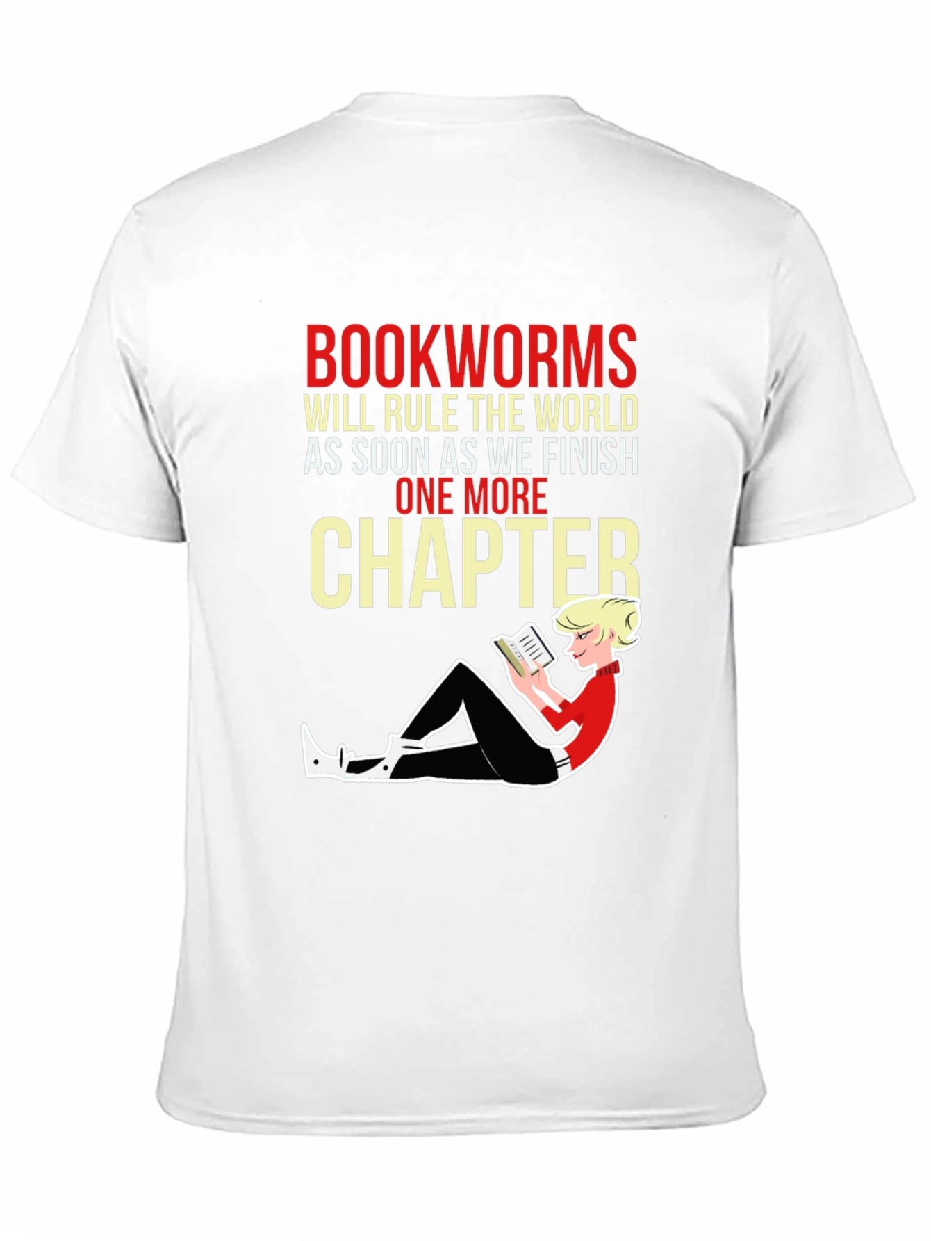 Camiseta Negra Bookworms Will Rule The World