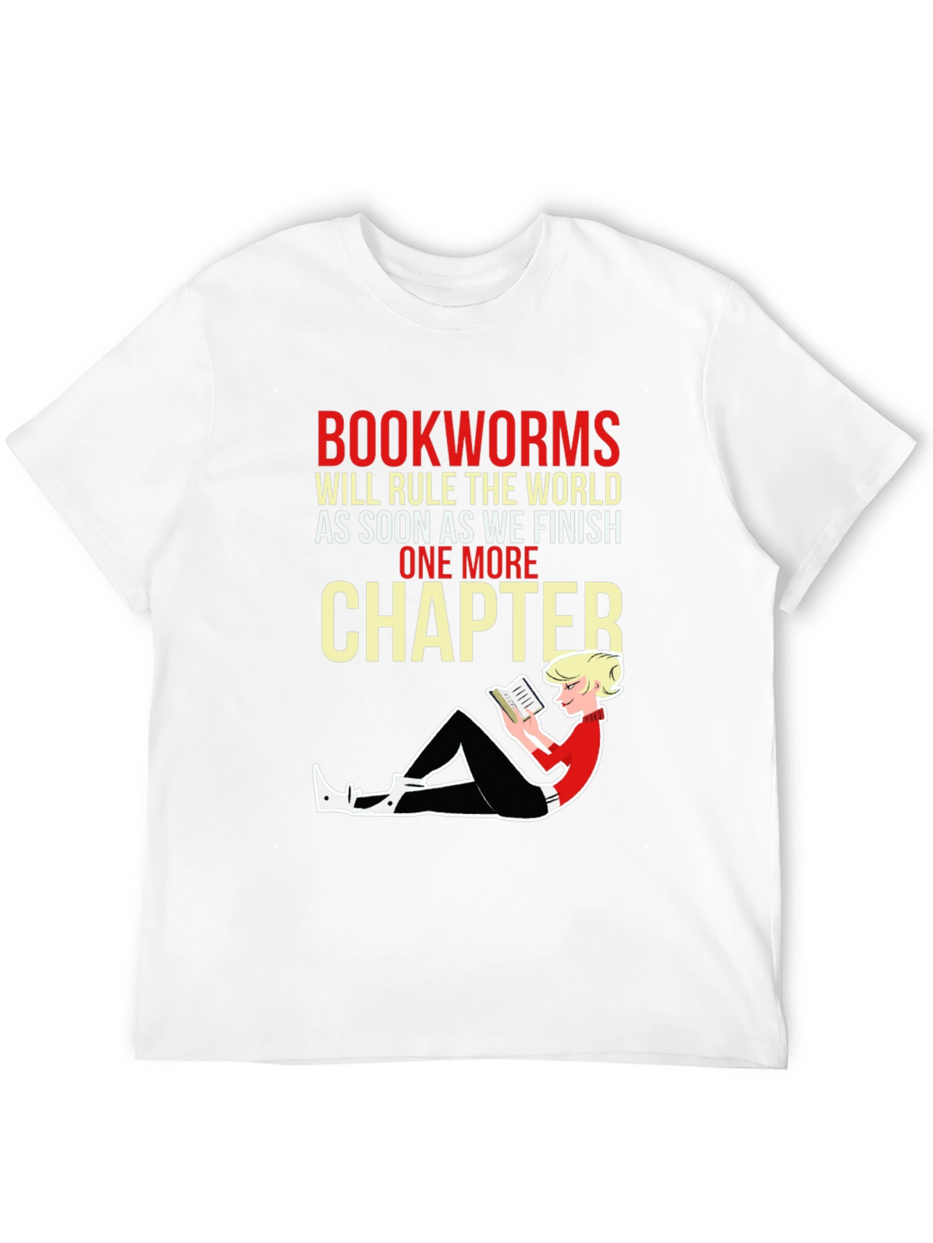 Camiseta Negra Bookworms Will Rule The World
