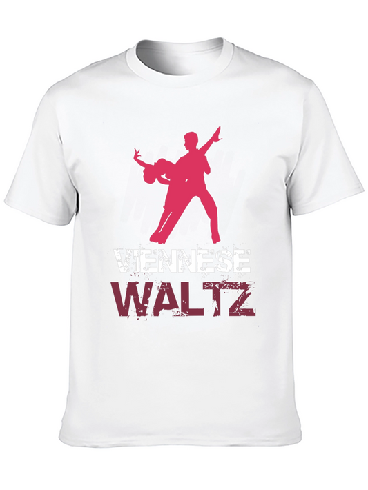 Camiseta Negra Danza Vals Vienés Hombre