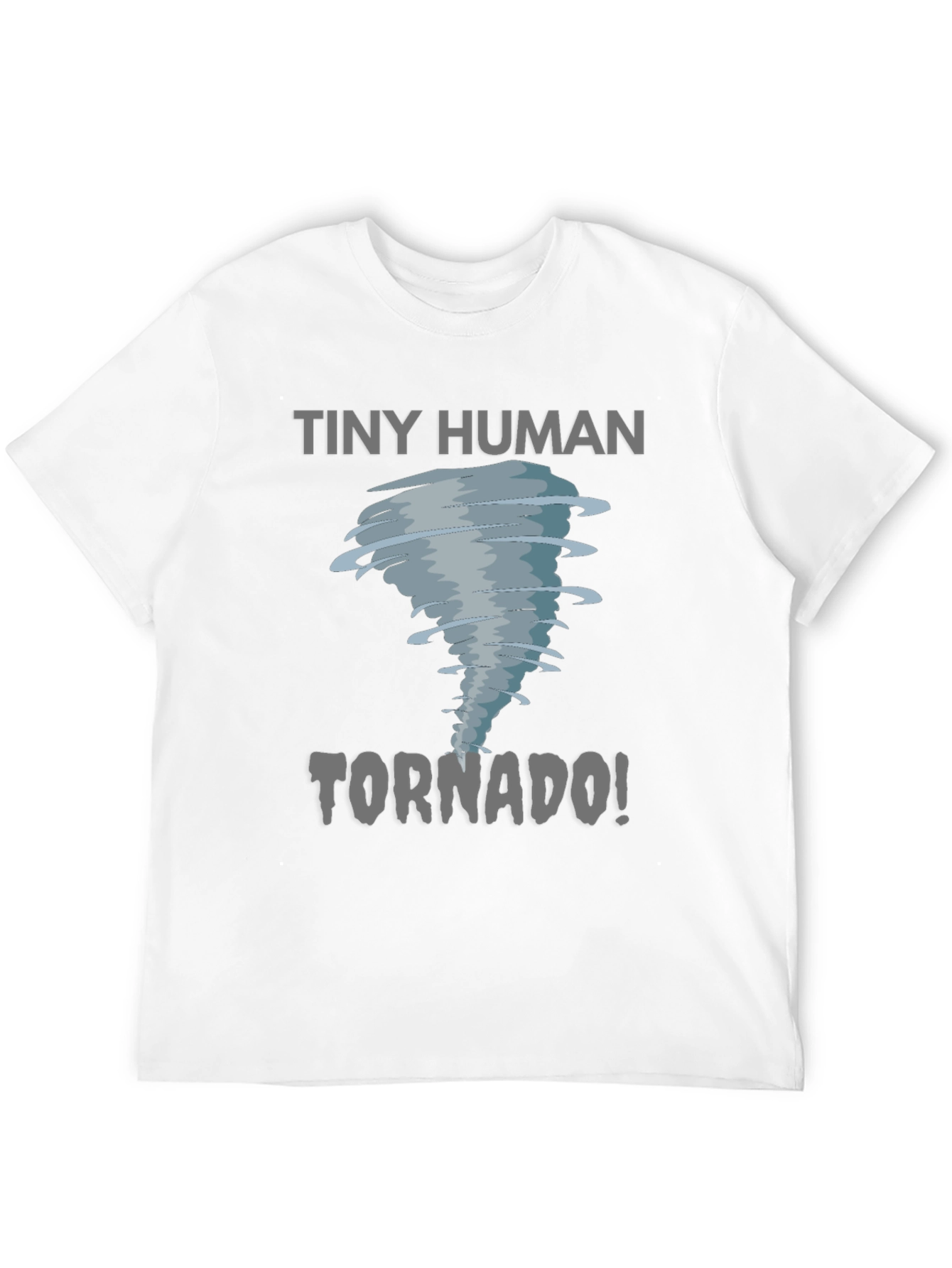Camiseta Negra: Pequeño Humano Tornado