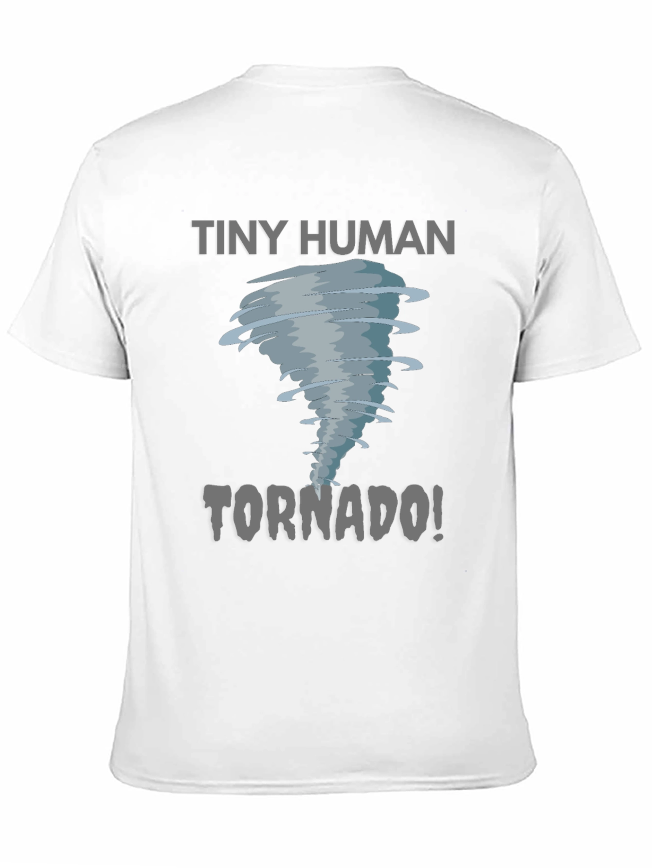 Camiseta Negra: Pequeño Humano Tornado