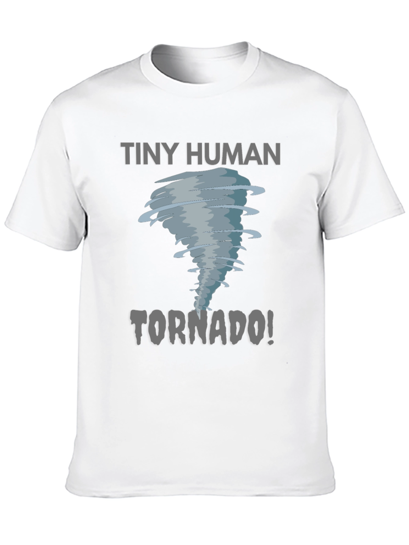 Camiseta Negra: Pequeño Humano Tornado