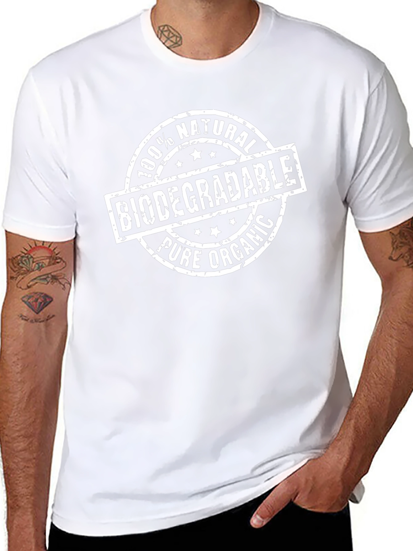 Camiseta Negra Ecológica: 100% Natural y Biodegradable