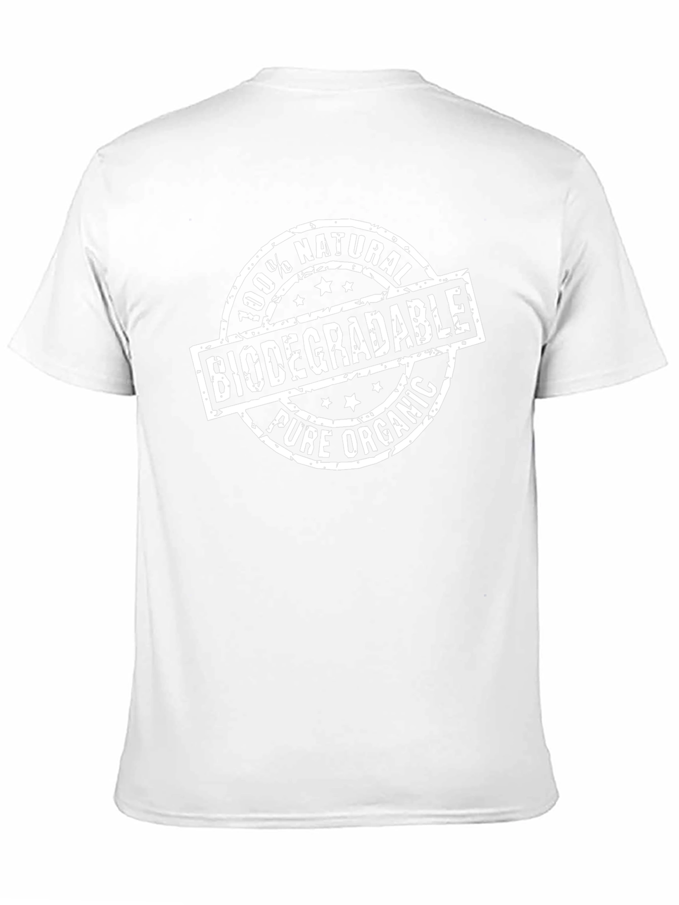 Camiseta Negra Ecológica: 100% Natural y Biodegradable