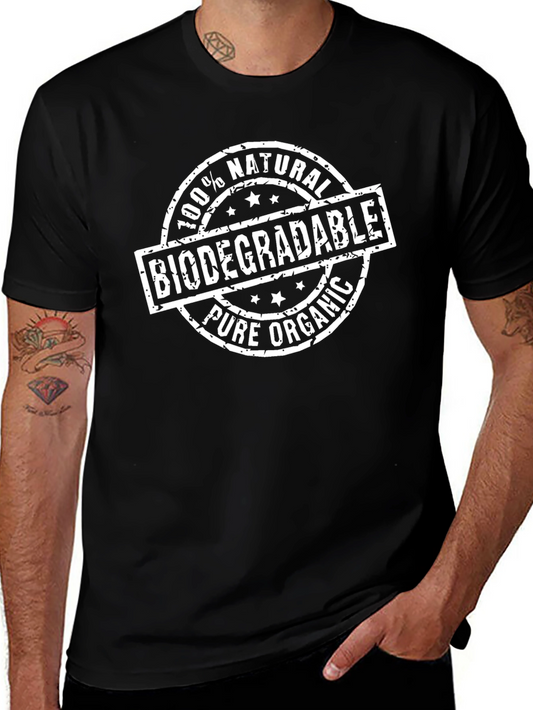 Camiseta Negra Ecológica: 100% Natural y Biodegradable